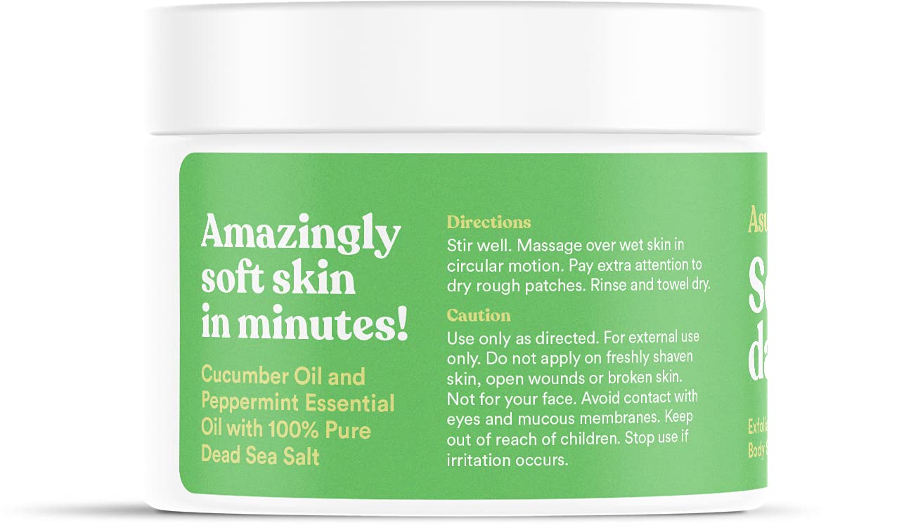 Foto 3 pulgar | Exfoliante Corporal Asutra Sal Del Mar Muerto Con Aceites De Coco Y Pepino 480 Ml - Venta Internacional.