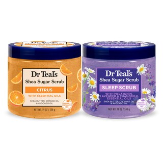 Foto 1 | Exfoliante Corporal Dr. Teal's Shea Sugar Con Vitamina C 560 Ml (paquete De 2) - Venta Internacional.