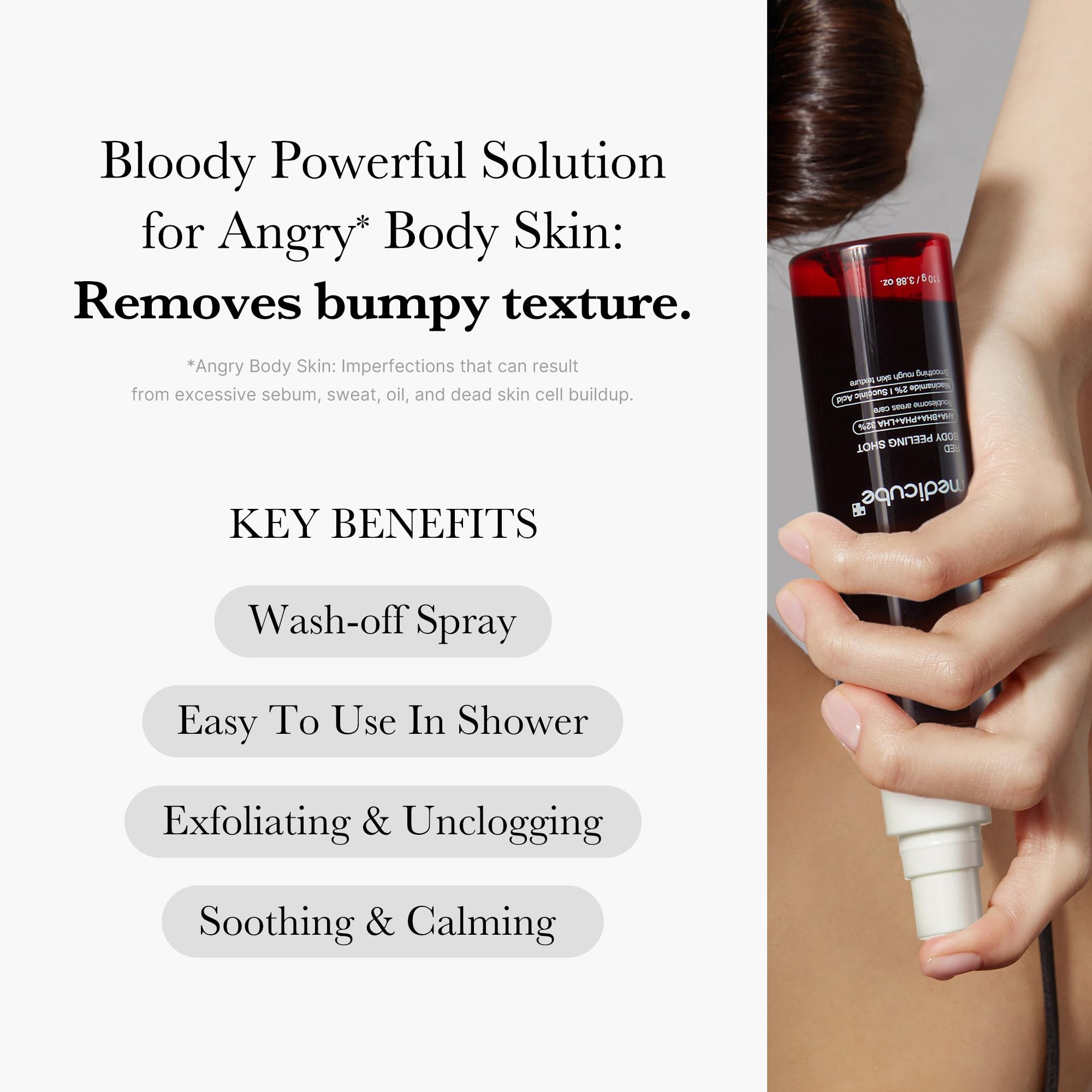 Foto 4 pulgar | Limpiador Corporal Medicube Red Body Peeling Shot 115 Ml - Venta Internacional.