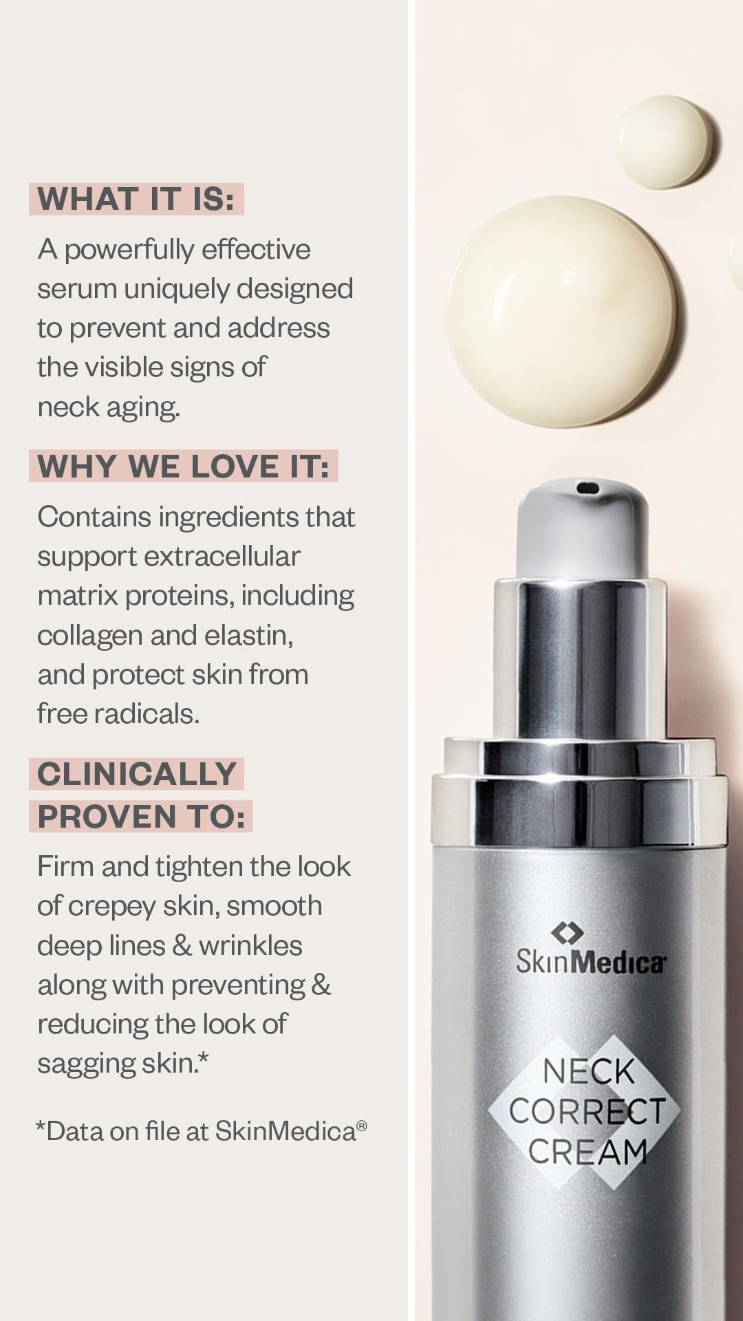 Foto 4 pulgar | Crema Antiarrugas Skinmedica Neck Correct 60 Ml Para Rostro Y Cuello - Venta Internacional.