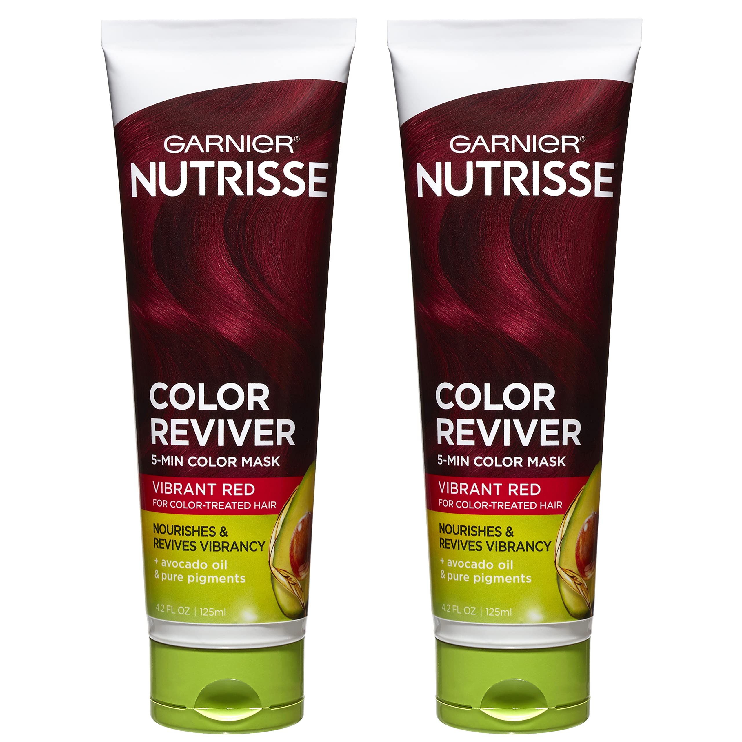 Mascarilla Para Teñir El Cabello Garnier Nutrisse Color Reviver Red 125 Ml X2 - Venta Internacional.