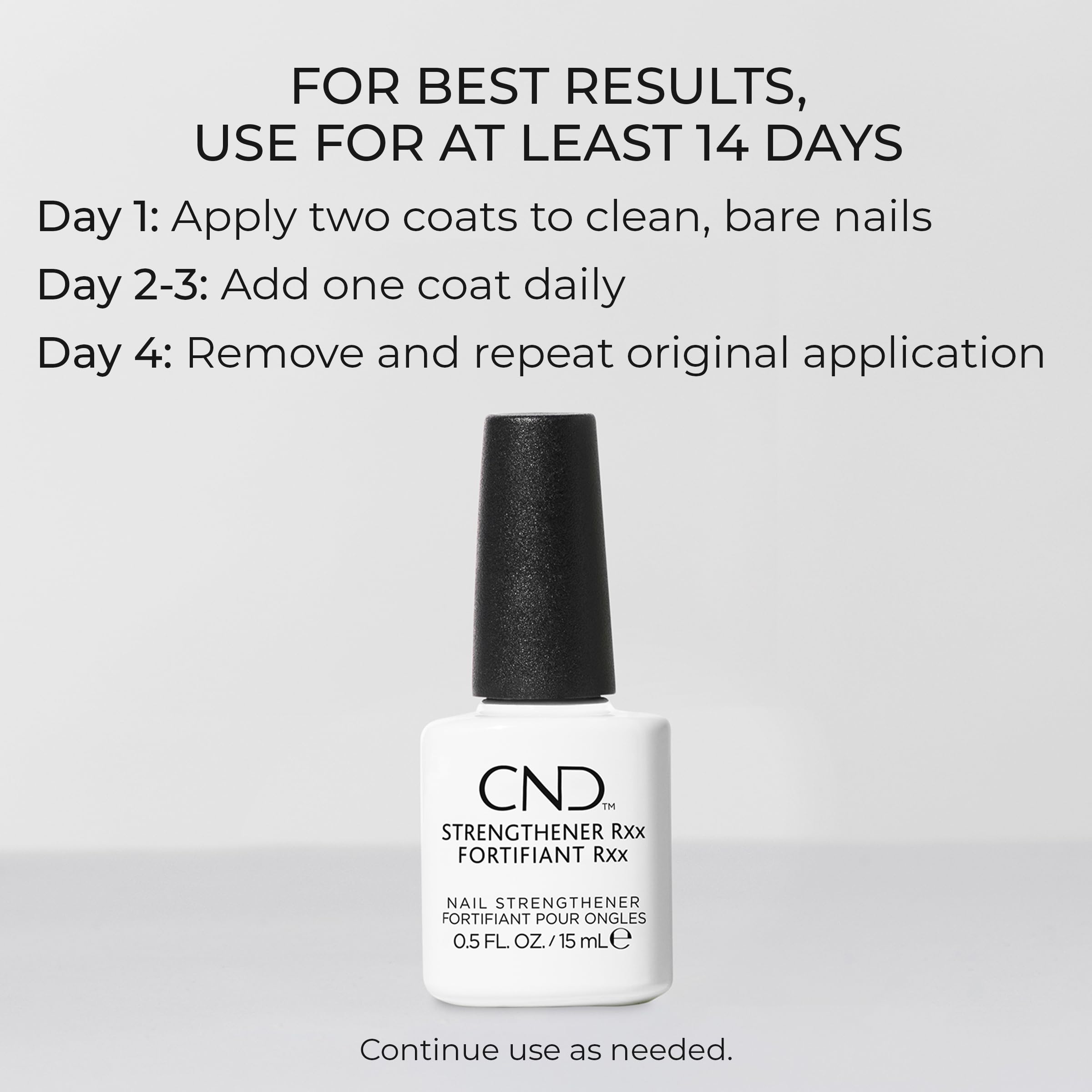 Foto 6 pulgar | Fortalecedor De Uñas Cnd Strengthener Rxx 15 Ml Para Uñas Fuertes - Venta Internacional.