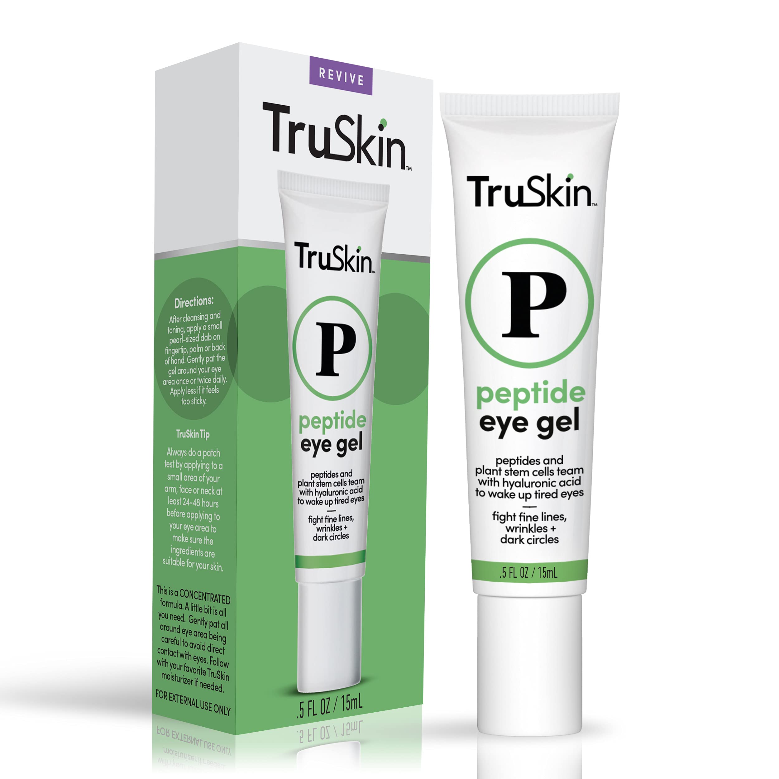 Foto 2 pulgar | Gel Para Ojos Truskin Peptide Con Péptidos, Células Madre Vegetales, 15 Ml - Venta Internacional.