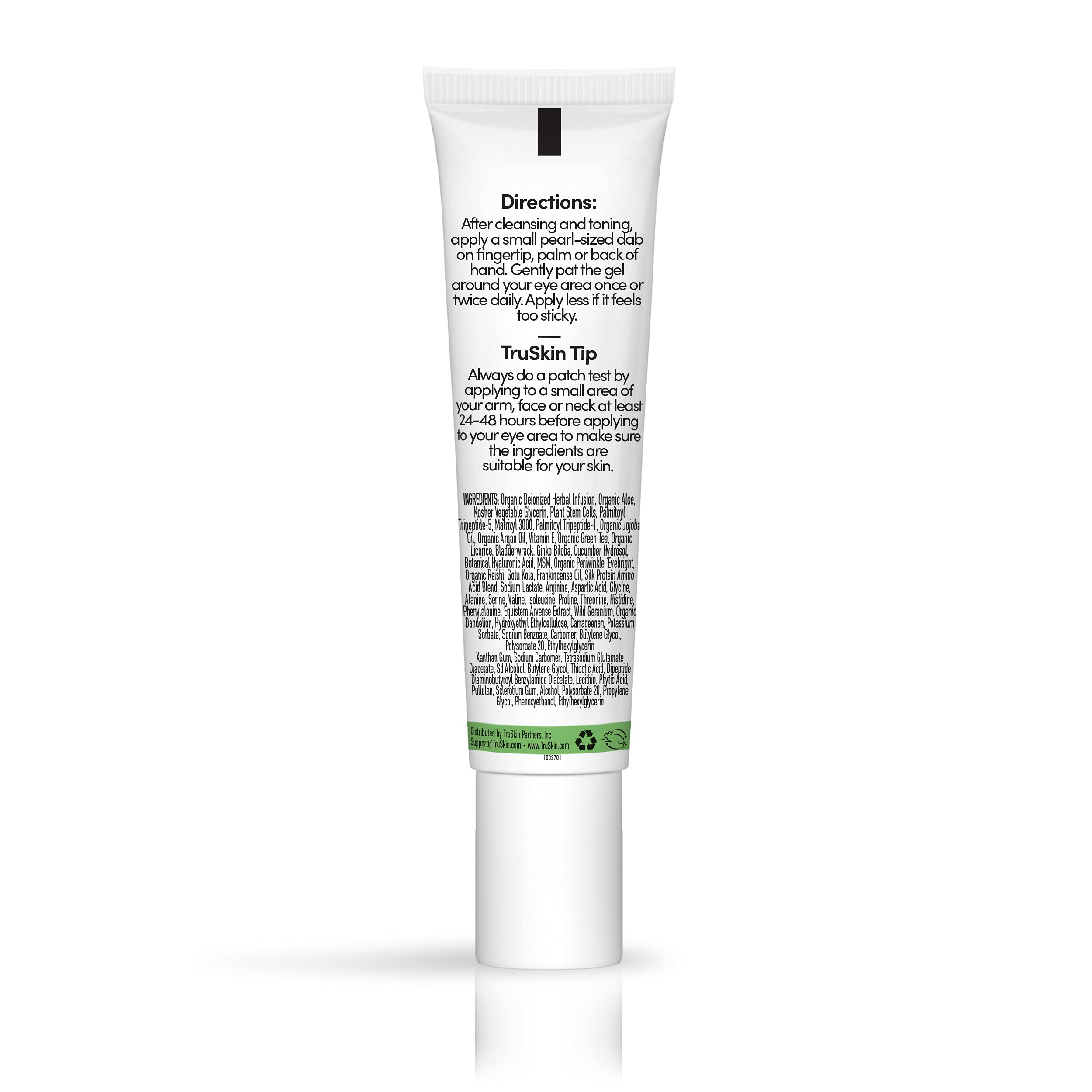Foto 2 | Gel Para Ojos Truskin Peptide Con Péptidos, Células Madre Vegetales, 15 Ml - Venta Internacional.