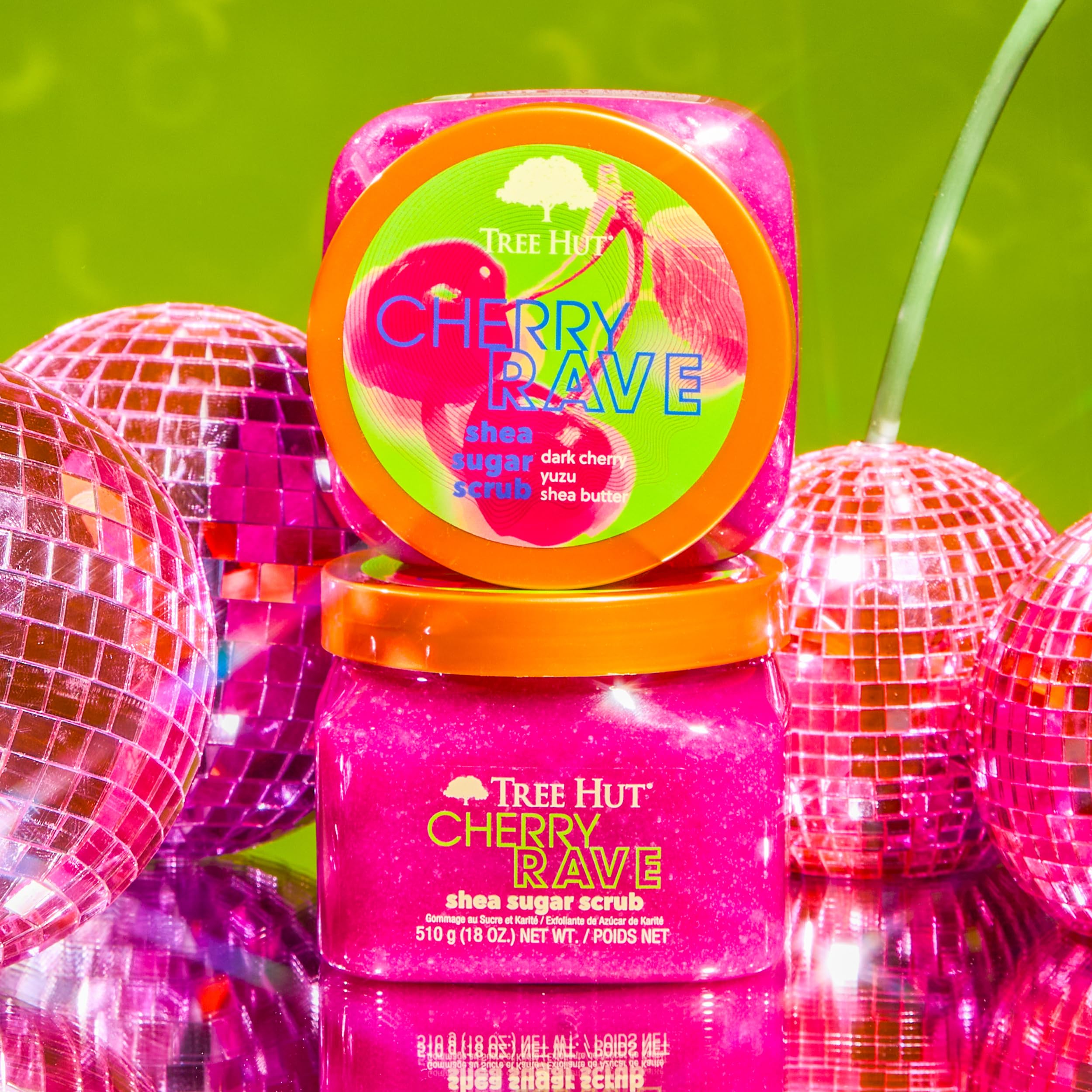 Foto 3 pulgar | Exfoliante De Azúcar Tree Hut Cherry Rave Shea 530 Ml Ultrahidratante - Venta Internacional.
