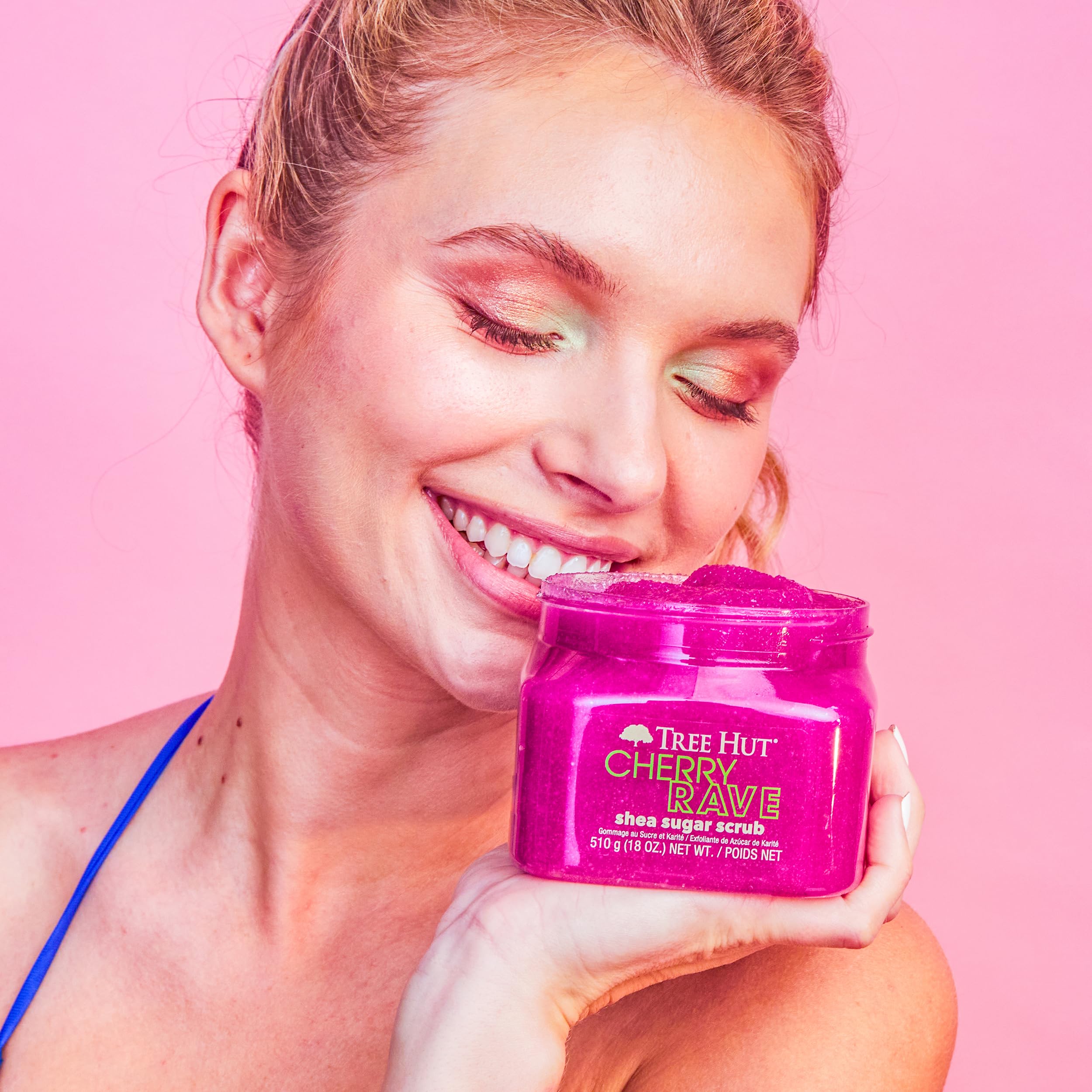 Foto 6 | Exfoliante De Azúcar Tree Hut Cherry Rave Shea 530 Ml Ultrahidratante - Venta Internacional.
