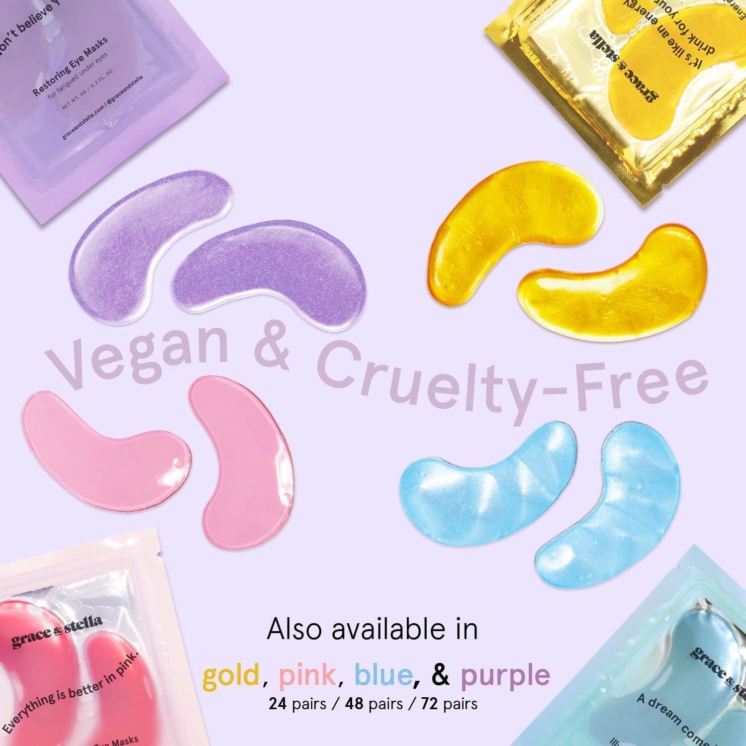Foto 6 pulgar | Parches Para Debajo De Los Ojos Grace & Stella Para Ojos Hinchados Y Ojeras - Venta Internacional.
