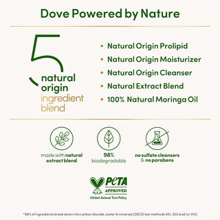 Foto 4 | Esmalte Corporal Exfoliante Dove Powered By Nature Detox 310 Ml - Venta Internacional.