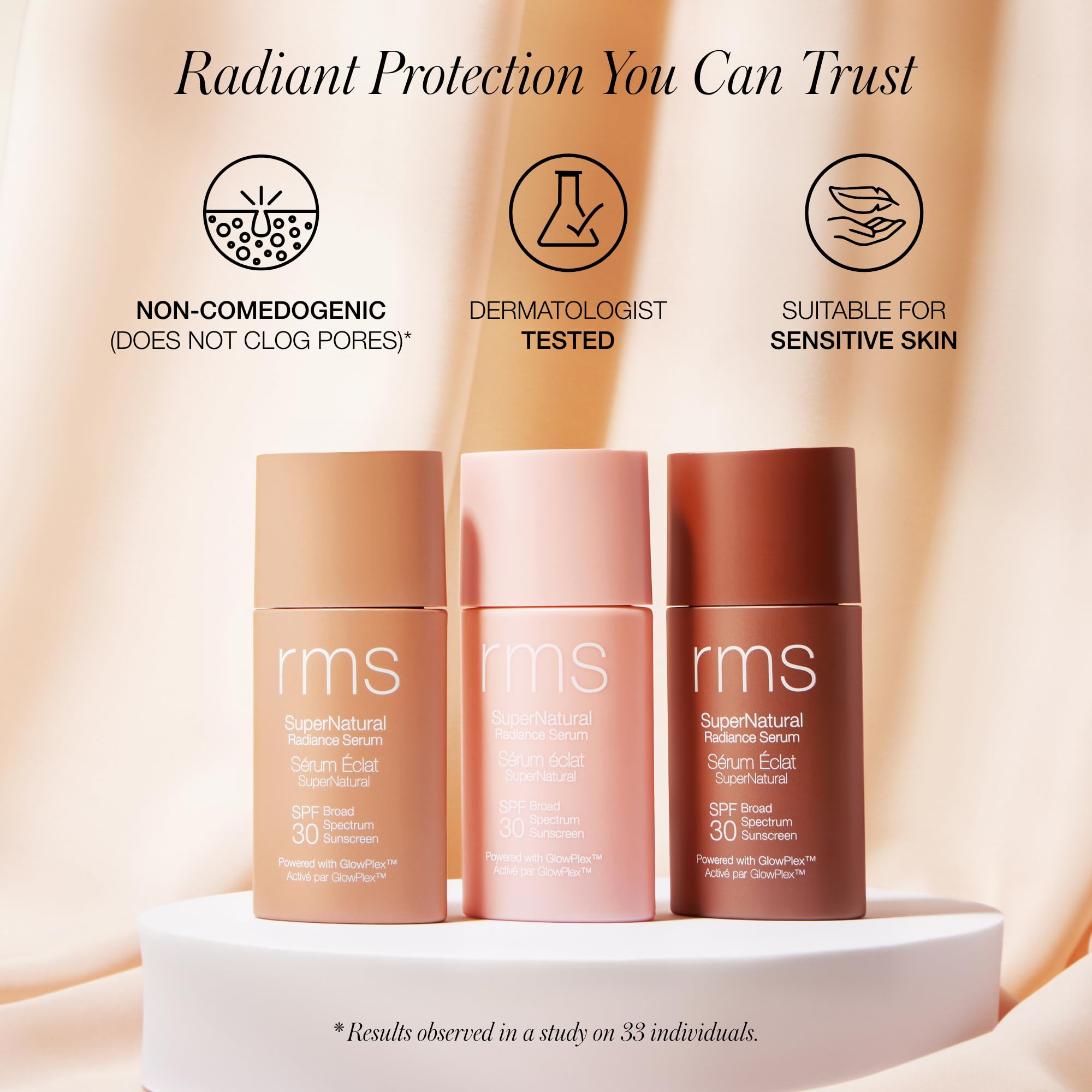 Foto 7 pulgar | Sérum Protector Solar Rms Beauty Supernatural Radiance Spf 30 - Venta Internacional.