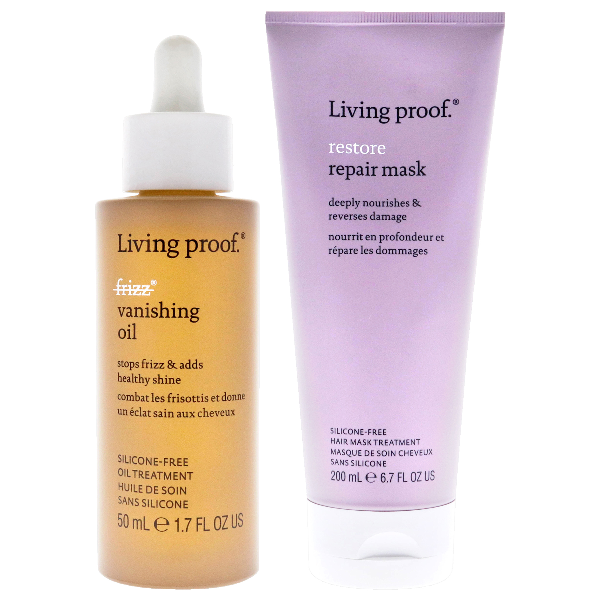 Foto 1 | Kit De Aceite Y Mascarilla Living Proof, Sin Encrespamiento Y Sin Silicona - Venta Internacional.