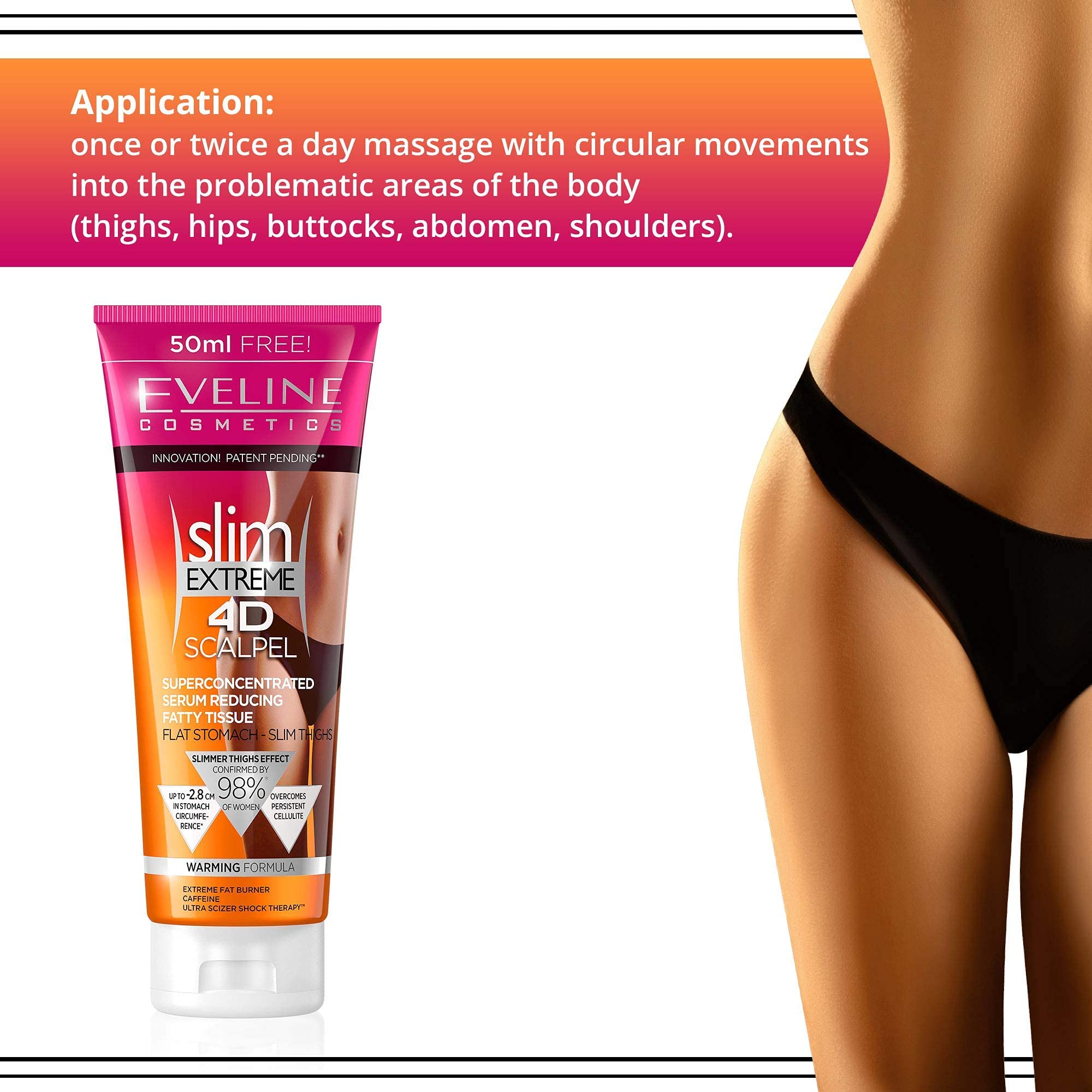 Foto 6 pulgar | Sérum Eveline Cosmetics Slim Extreme 4d Para Reducir La Grasa - Venta Internacional.