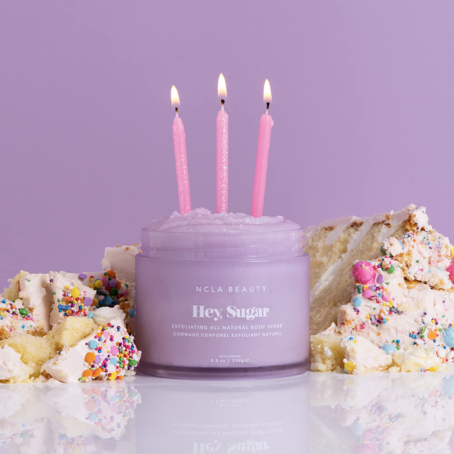 Foto 4 pulgar | Exfoliante Corporal Ncla Hey, Sugar Natural Clean, Pastel De Cumpleaños No Tóxico - Venta Internacional.