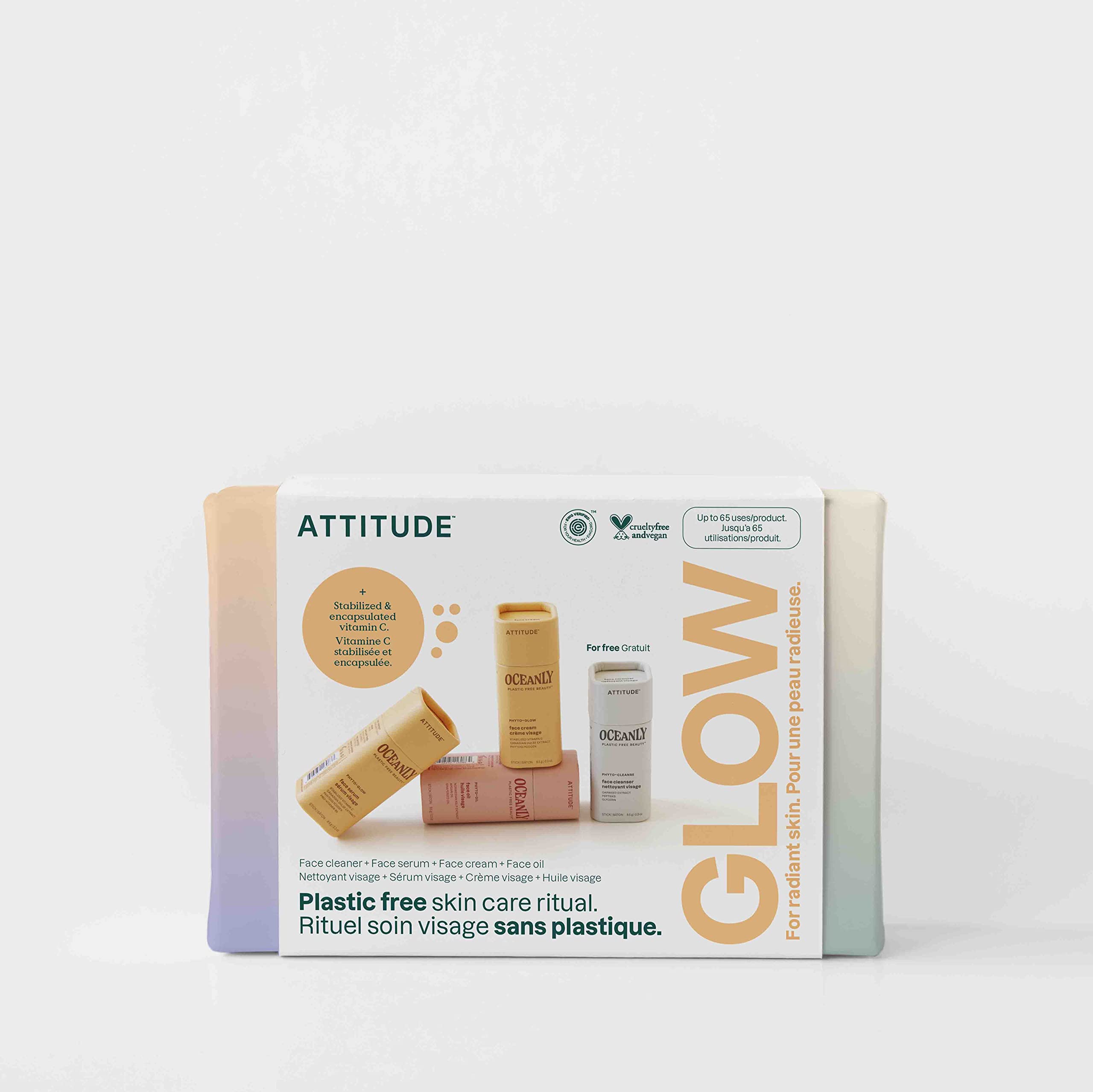 Foto 1 | Set De Rutina De Cuidado Facial Attitude Oceanly Radiant Skin - Venta Internacional.