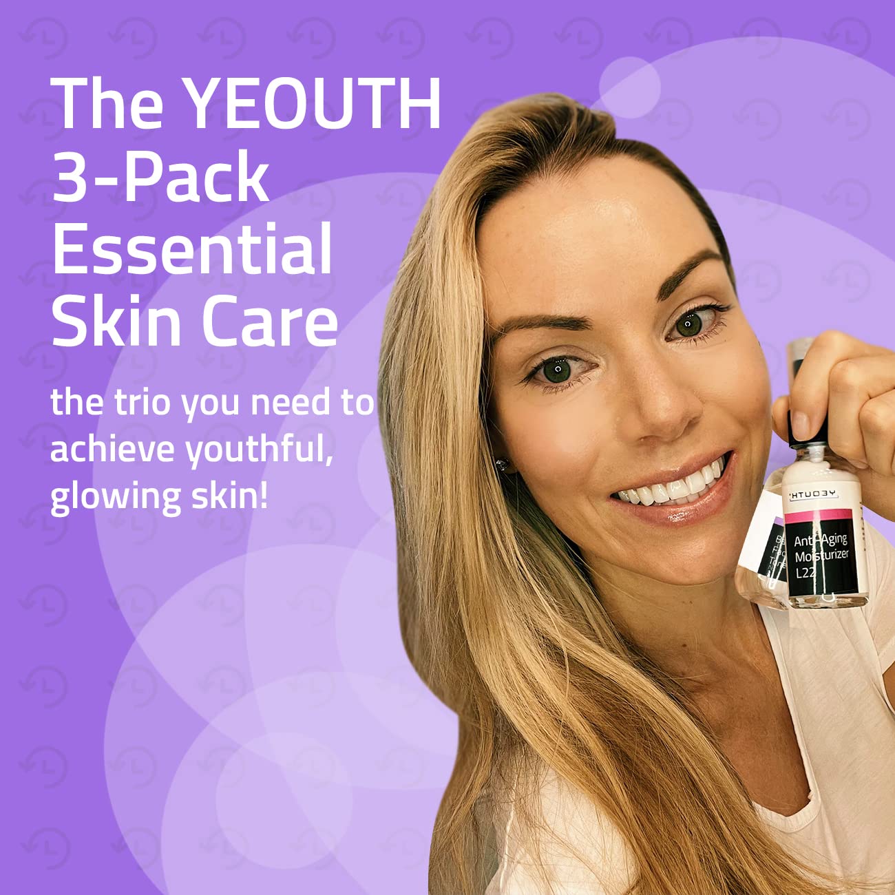 Foto 8 pulgar | Set De Cuidado De La Piel Yeouth, Sérum De Ácido Hialurónico Con Vitamina C, 3 Unidades - Venta Internacional.