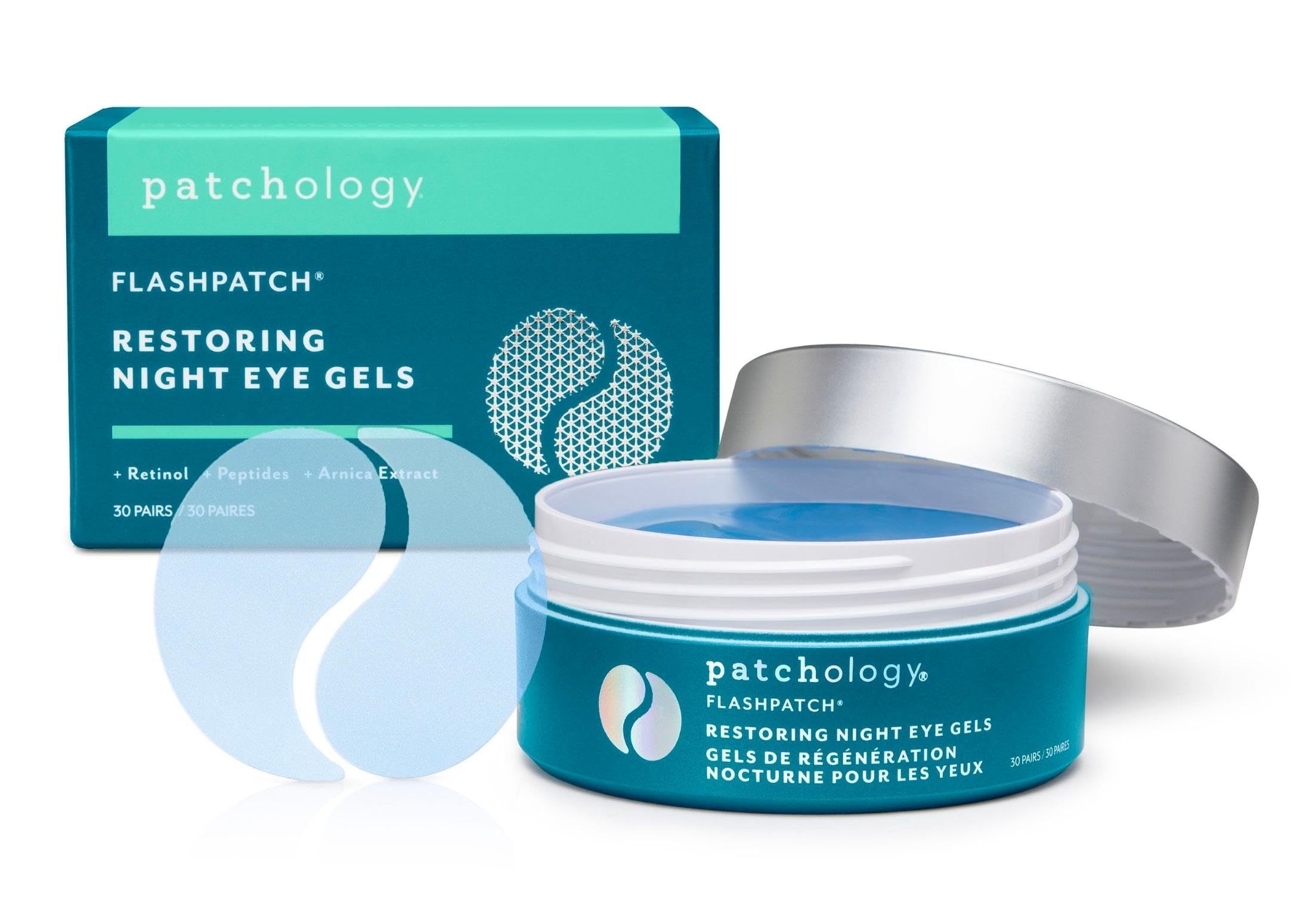 Foto 1 | Parches De Gel Para Ojos Patchology Restoring Con Retinol Y Colágeno - Venta Internacional.