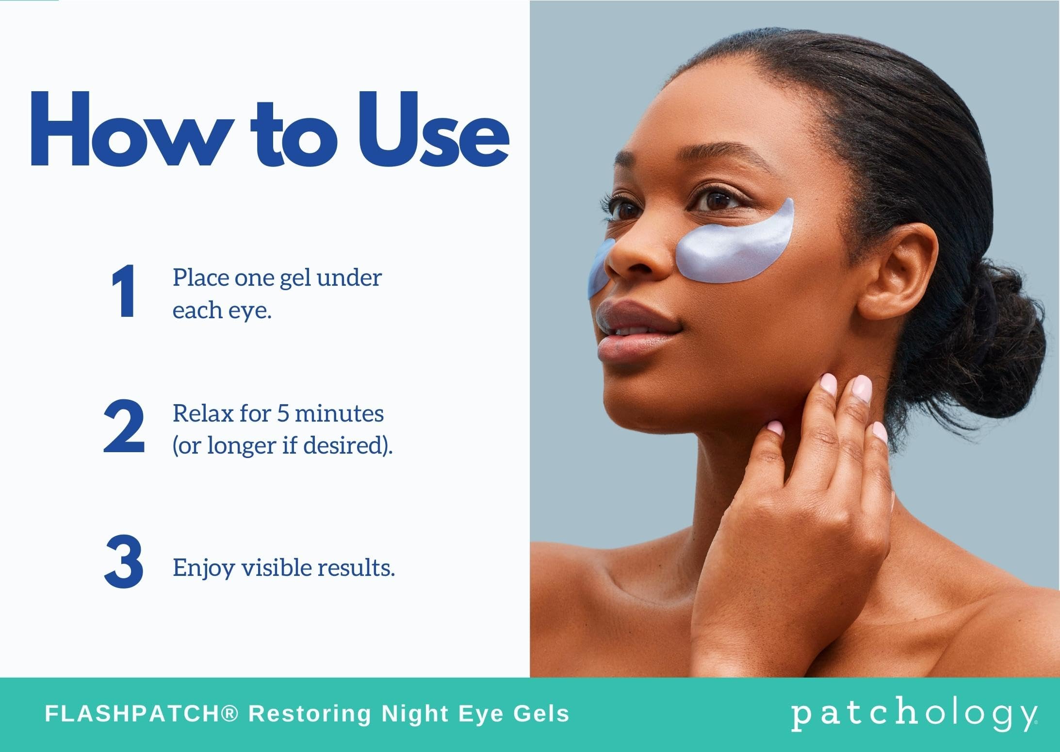Foto 5 pulgar | Parches De Gel Para Ojos Patchology Restoring Con Retinol Y Colágeno - Venta Internacional.