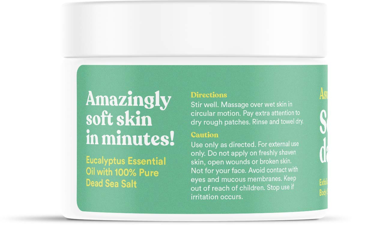 Foto 2 | Exfoliante Corporal Asutra Aceite Esencial De Sal Del Mar Muerto 480 Ml - Venta Internacional.