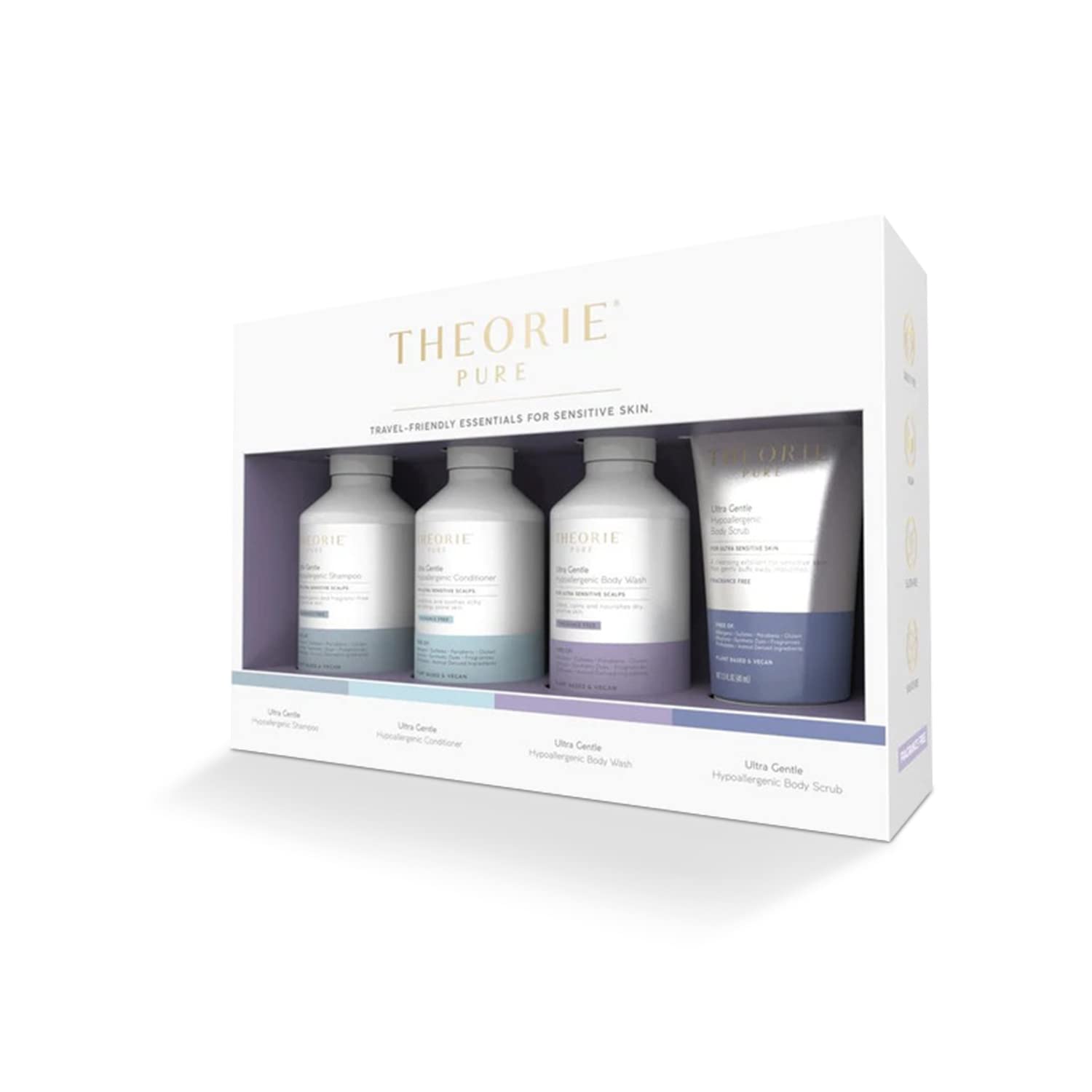 Foto 2 pulgar | Champú, Acondicionador Y Exfoliante Travel Set Theorie Pure Collection - Venta Internacional.