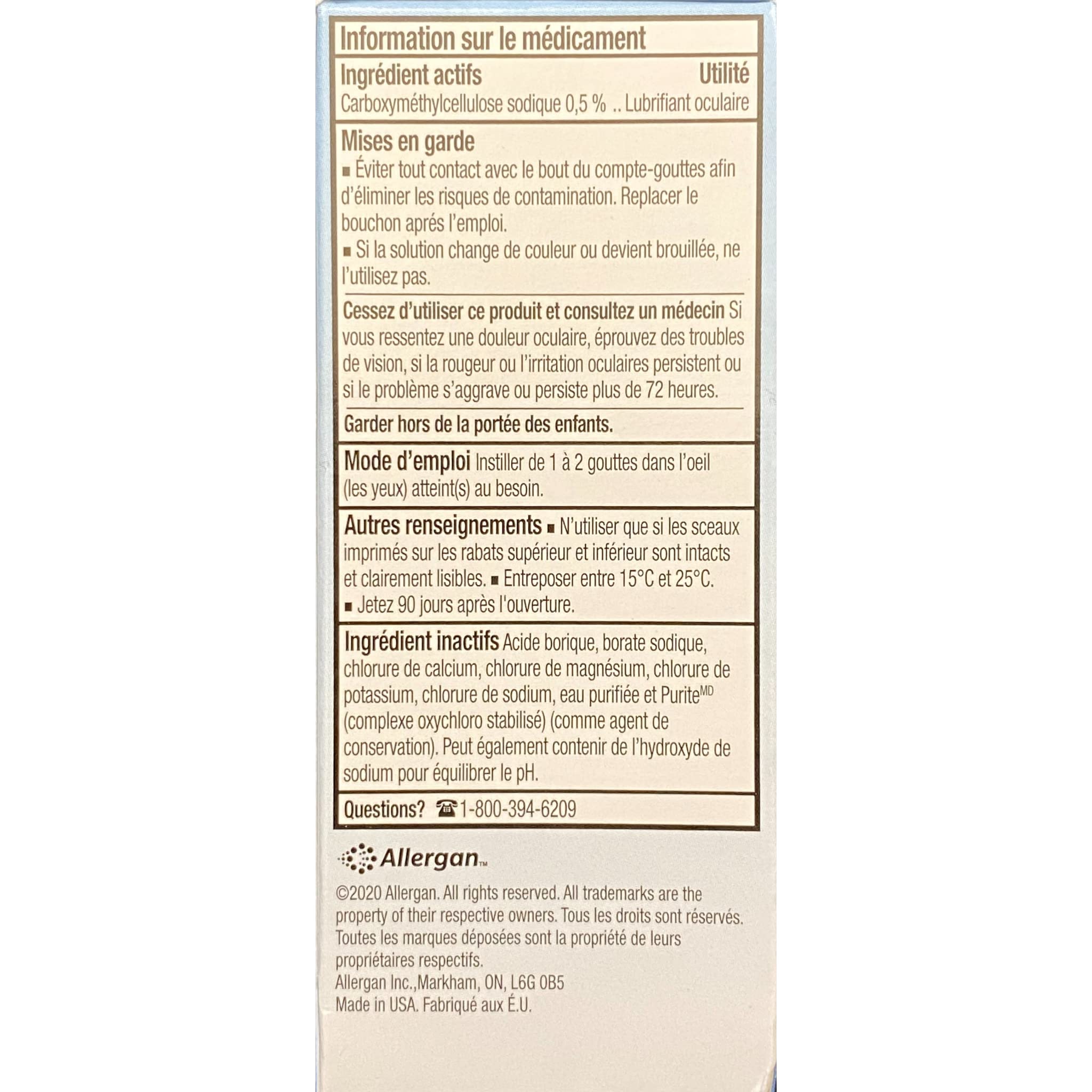 Foto 5 pulgar | Lubricante Eye Drops Refresh Tears, 4 X 15 Ml, 1 X 5 Ml - Venta Internacional.