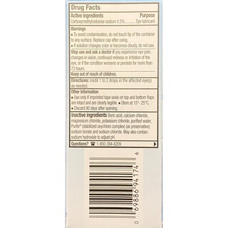 Foto 5 | Lubricante Eye Drops Refresh Tears, 4 X 15 Ml, 1 X 5 Ml - Venta Internacional.