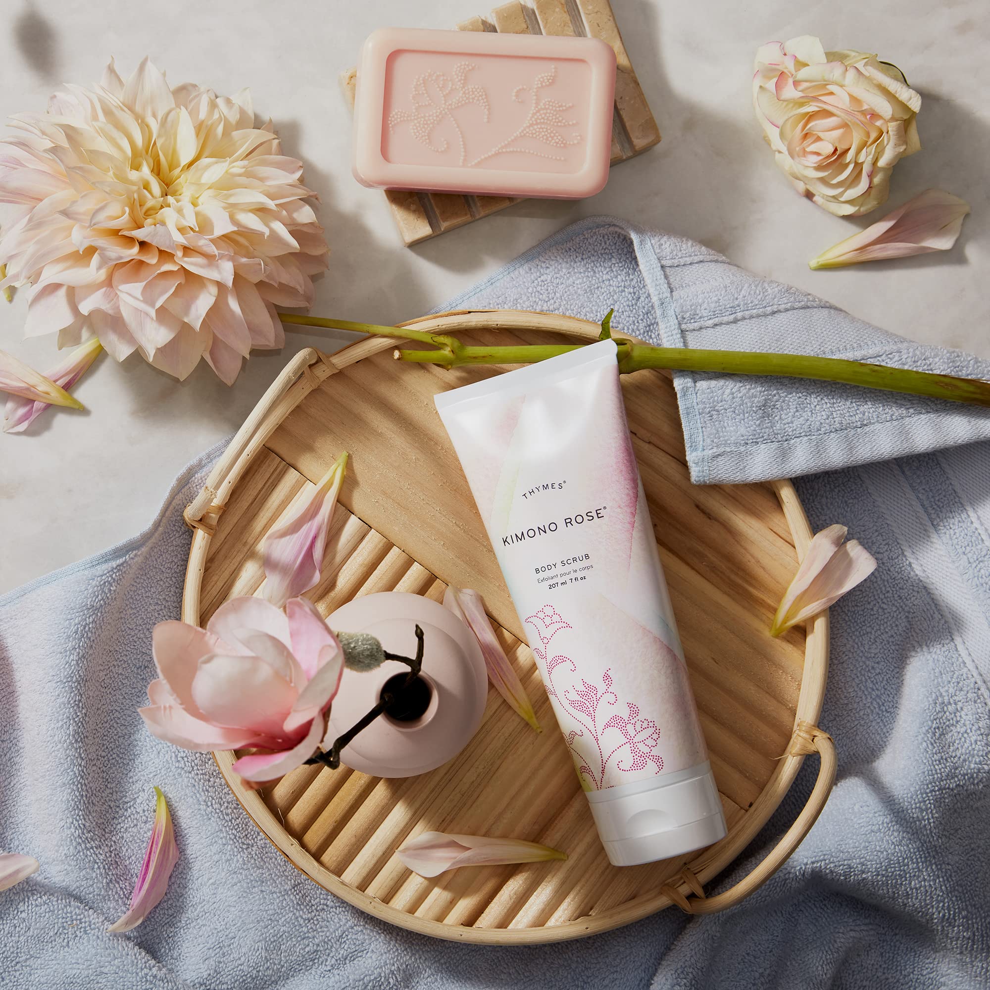 Foto 4 pulgar | Exfoliante Hidratante Body Scrub Thymes Kimono Rose, 200 Ml - Venta Internacional.