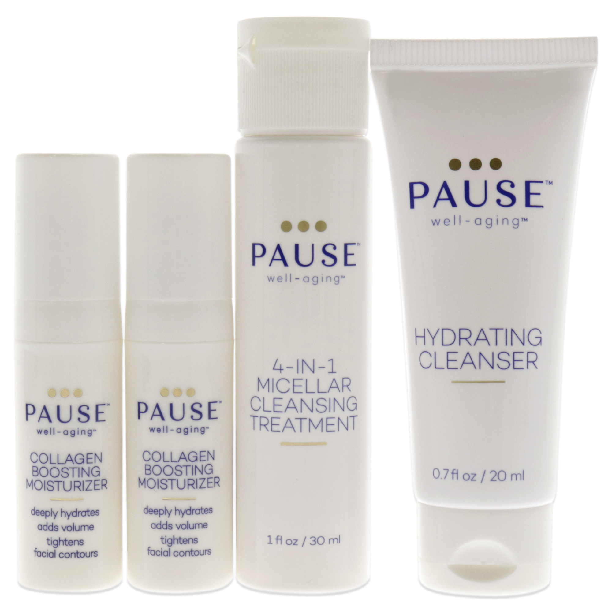Foto 3 pulgar | Limpiador Hidratante Discovery Kit Pause Well-aging, 4 Unidades, 20 Ml - Venta Internacional.