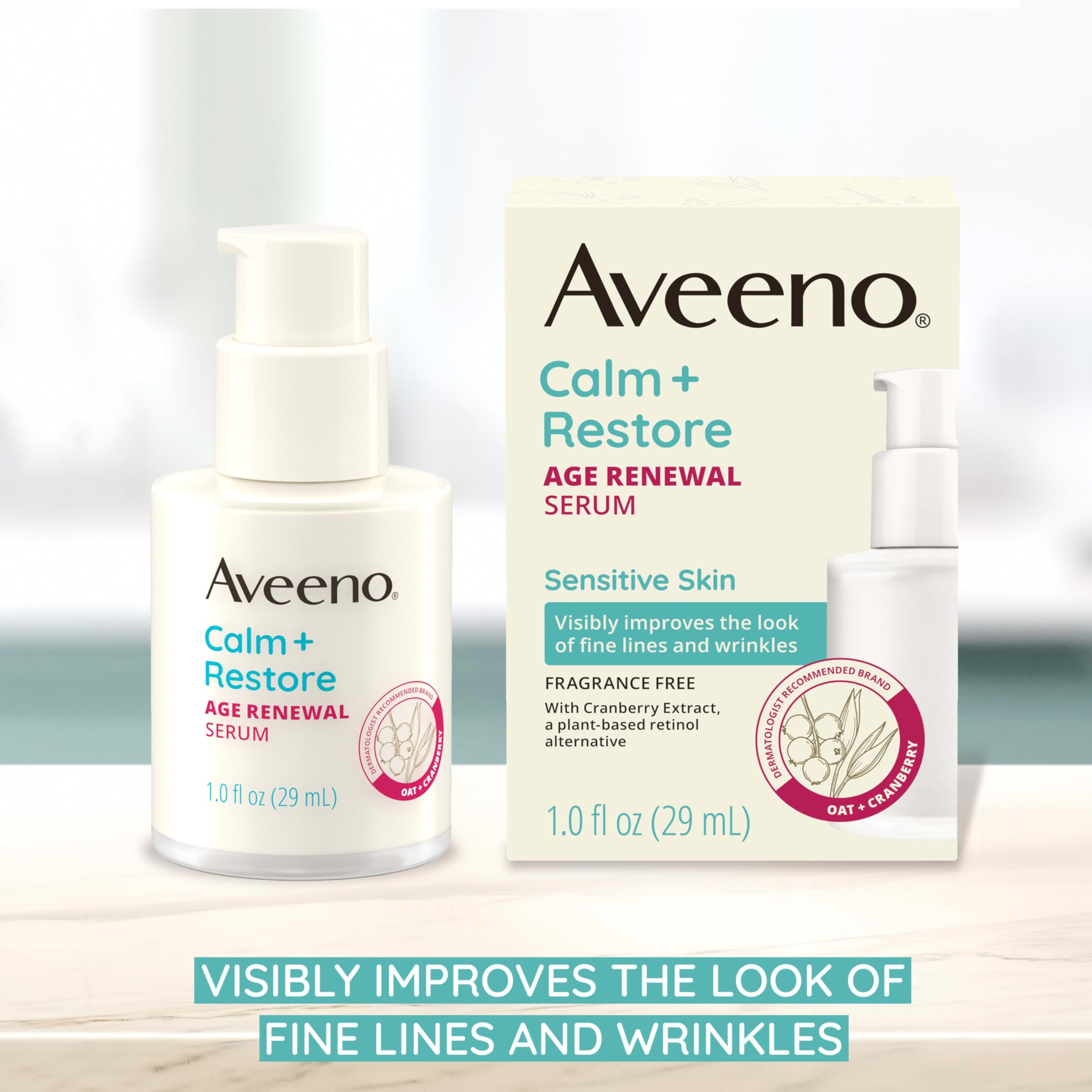 Foto 3 pulgar | Gel Para Ojos Aveeno Calm + Restore Age Renewal Antienvejecimiento 15 Ml - Venta Internacional.