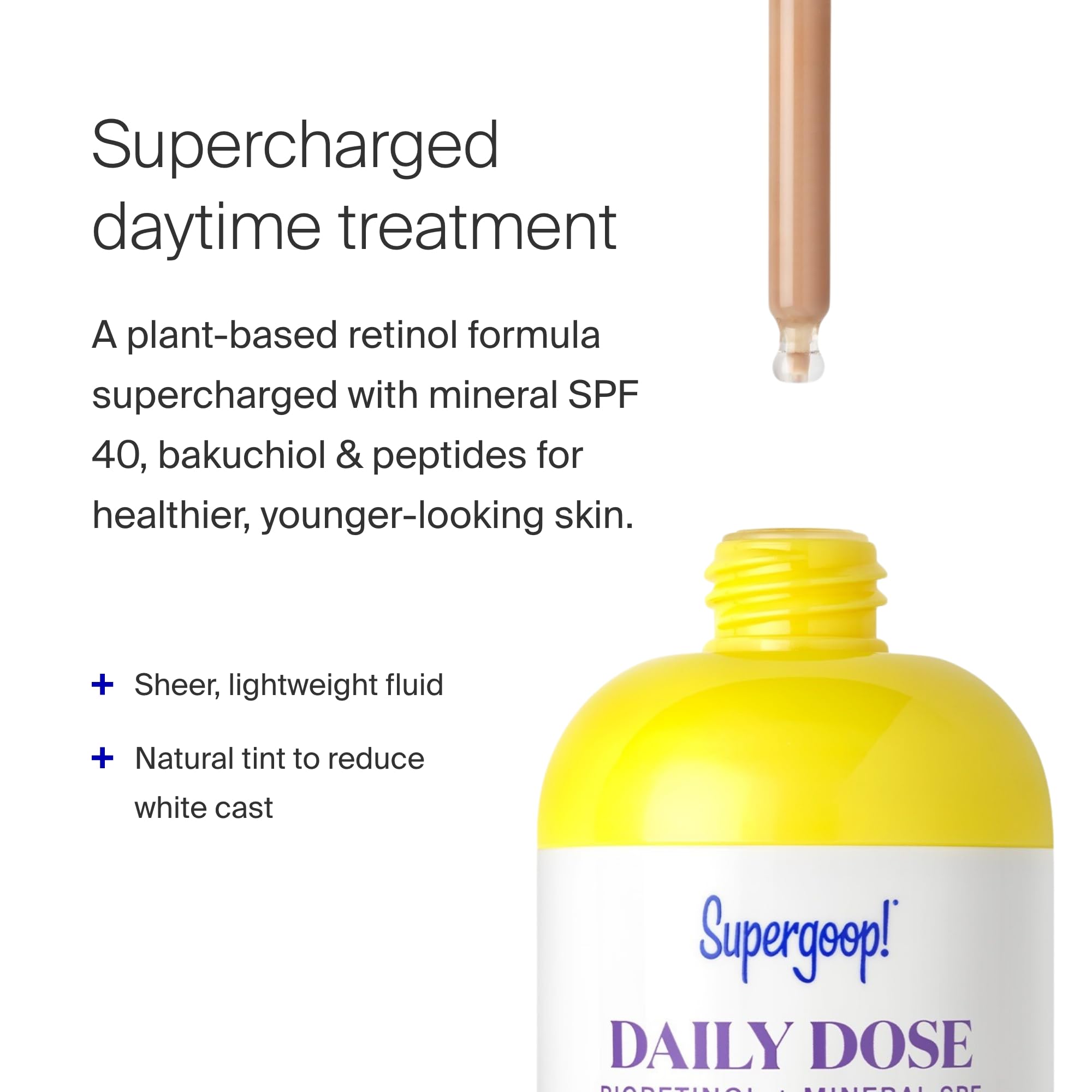 Foto 3 pulgar | Protector Solar Supergoop! Dosis Diaria De Bioretinol Mineral Spf 40 (30 Ml) - Venta Internacional.