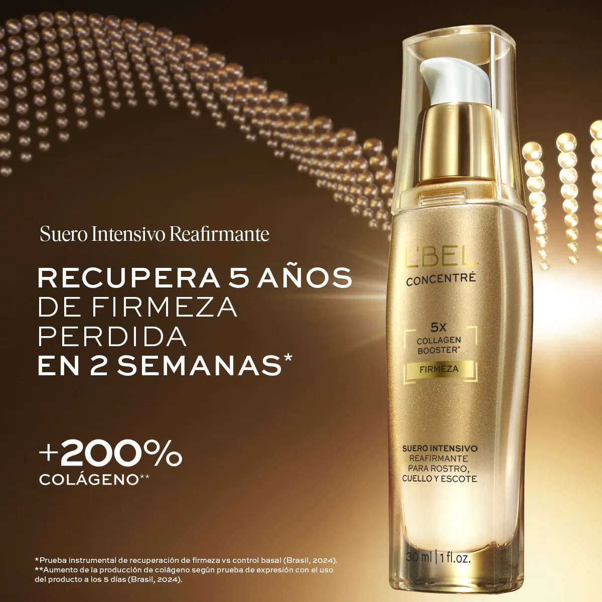 Foto 3 pulgar | Serum Con Colageno Antiedad Y Reafirmante Concentré L'bel 30ml