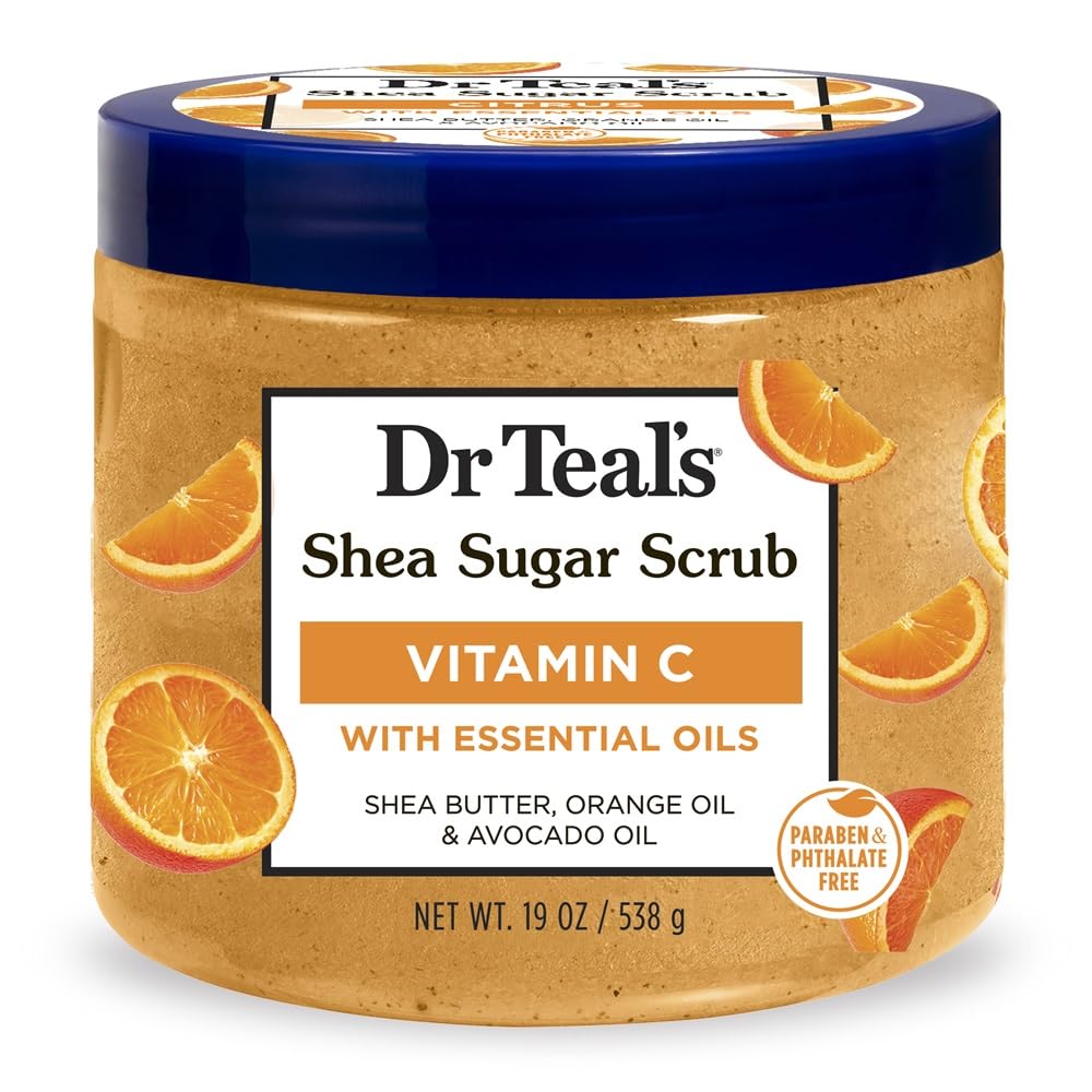 Foto 2 pulgar | Exfoliante Corporal Dr. Teal's Shea Sugar Citrus Con Aceites Esenciales, 550 Ml - Venta Internacional.