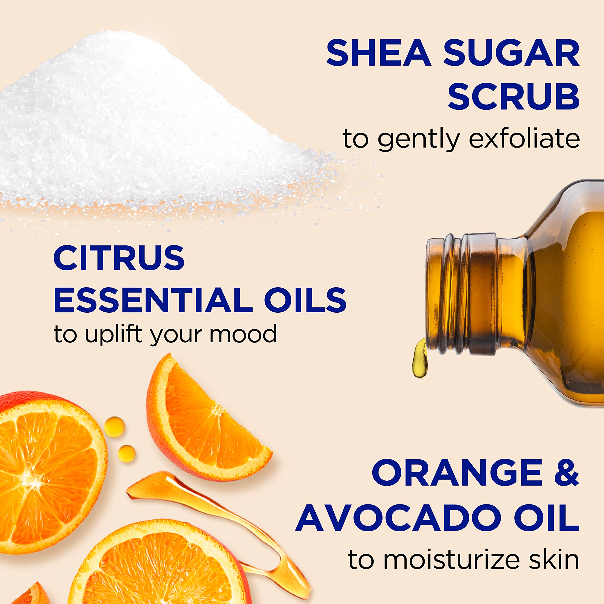 Foto 3 pulgar | Exfoliante Corporal Dr. Teal's Shea Sugar Citrus Con Aceites Esenciales, 550 Ml - Venta Internacional.