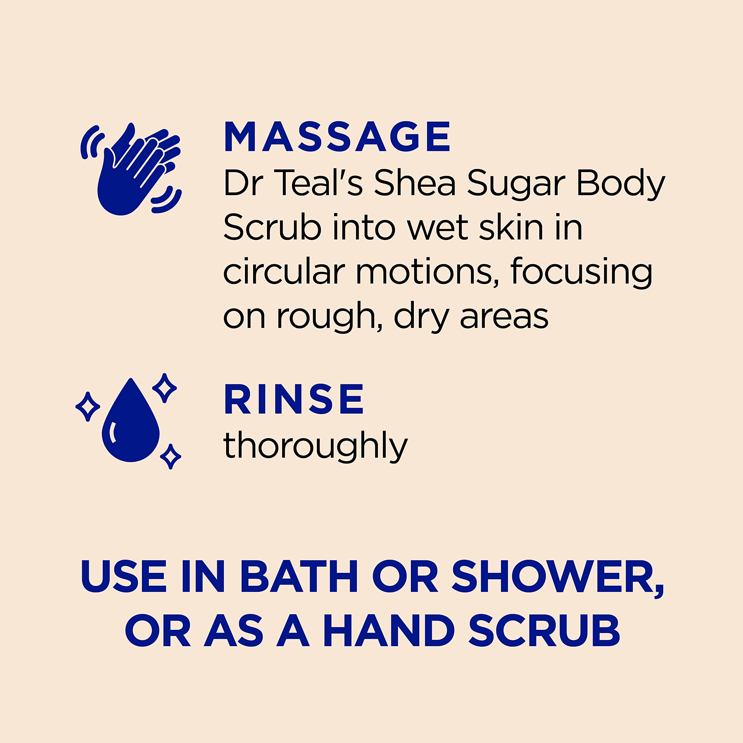 Foto 4 pulgar | Exfoliante Corporal Dr. Teal's Shea Sugar Citrus Con Aceites Esenciales, 550 Ml - Venta Internacional.