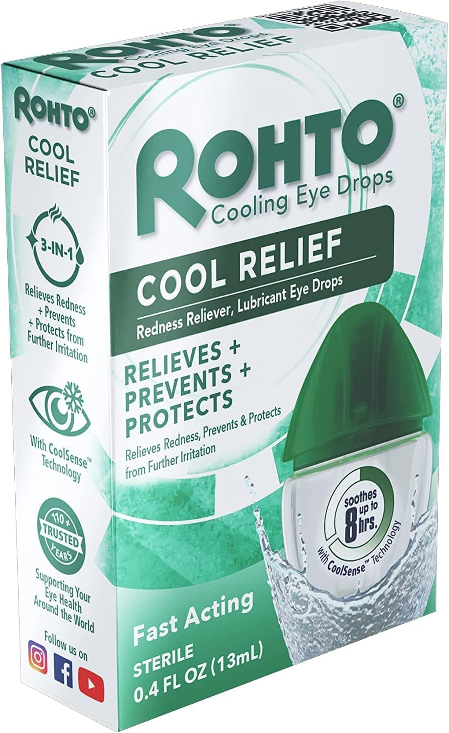 Foto 2 pulgar | Gotas Para Los Ojos Rohto Cool Relief, 12 Ml - Venta Internacional.