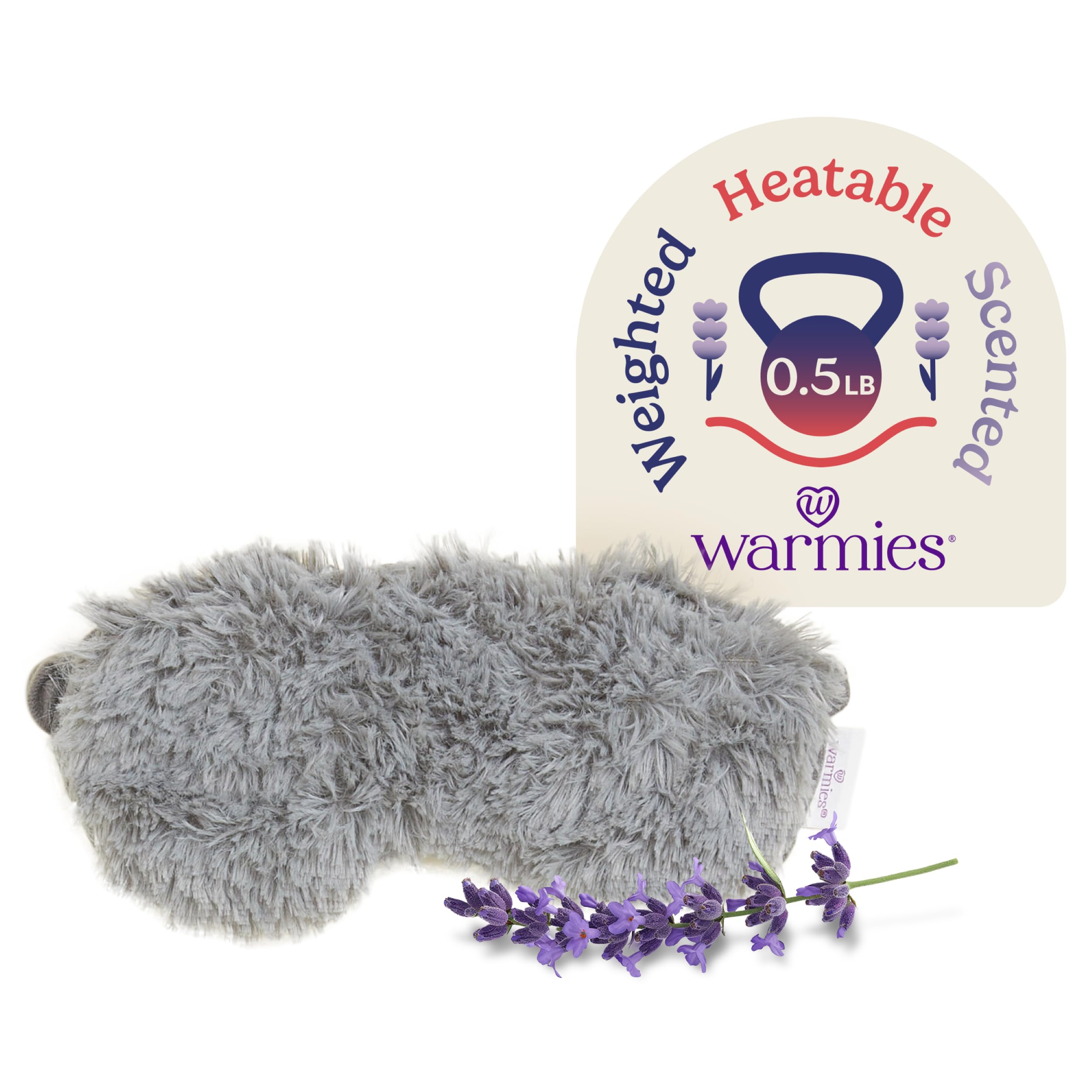 Foto 1 | Máscara De Ojos Para Microondas Warmies Warming & Comfort Grey - Venta Internacional.