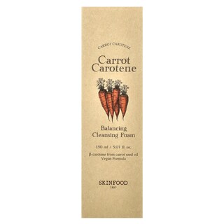 Foto 2 | Espuma Limpiadora Skinfood Zanahoria Carotene Balancing 150 Ml - Venta Internacional.