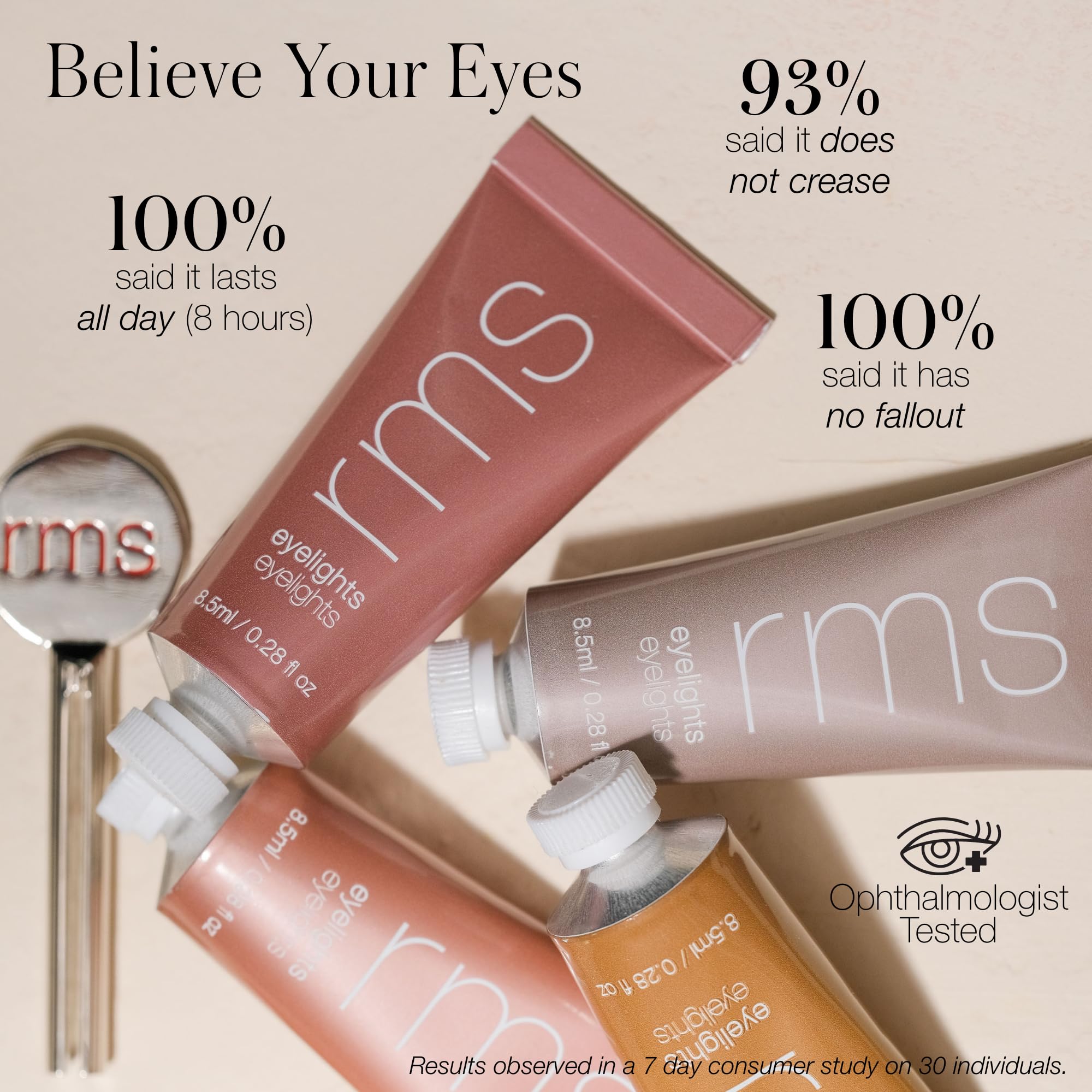 Foto 6 pulgar | Eyeshadow Rms Beauty Eyelights Cream Metallic Sparkling - Venta Internacional.