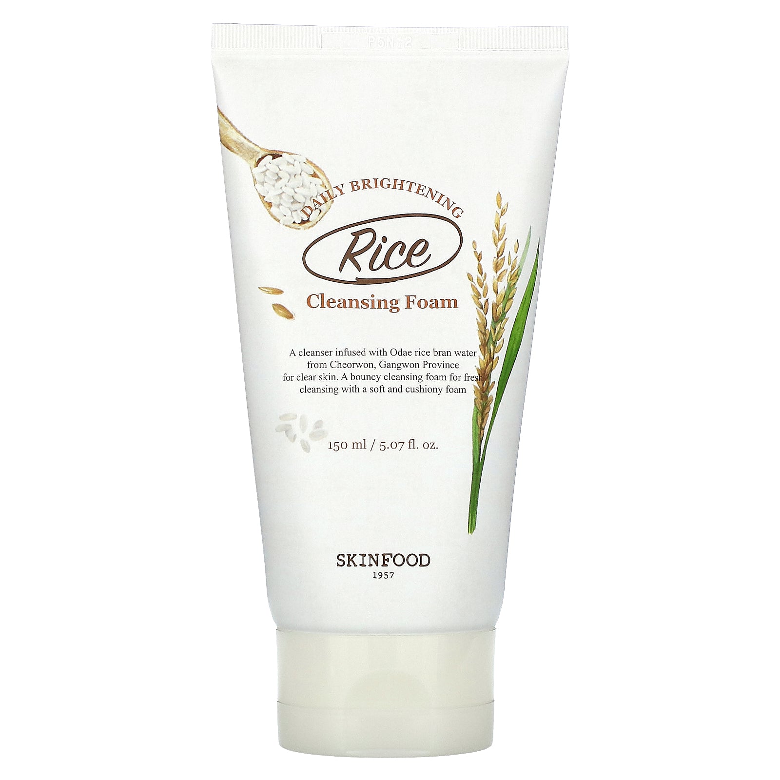 Foto 2 pulgar | Espuma Limpiadora Skinfood Rice Daily Brightening 150 Ml - Venta Internacional.