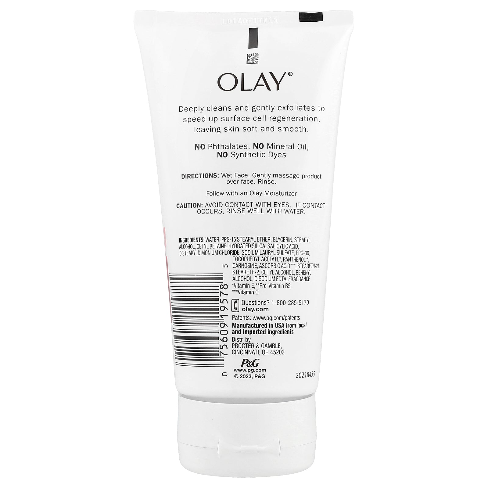 Foto 3 pulgar | Crema Limpiadora Olay Regenerating Con Vitamina E 150 Ml - Venta Internacional.
