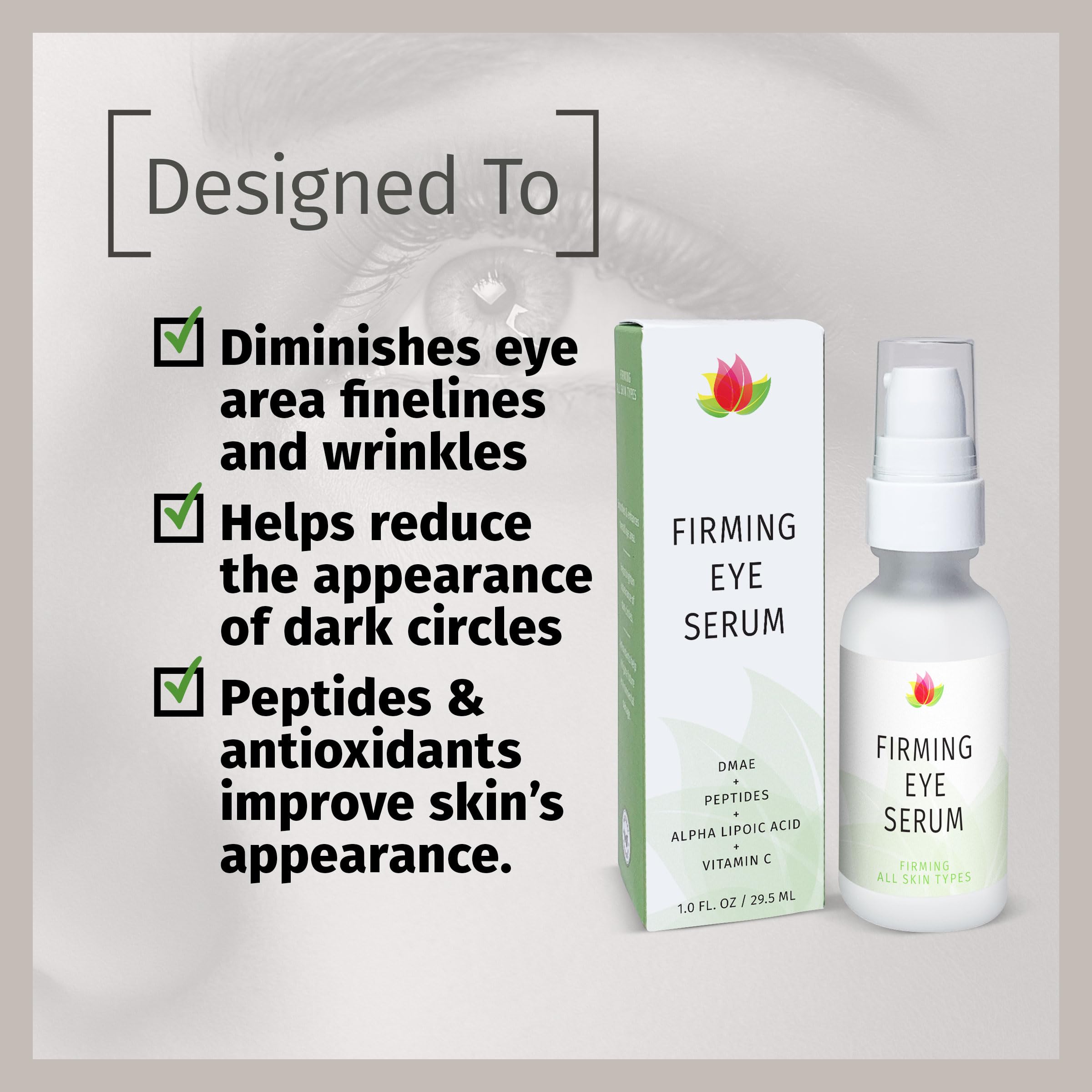 Foto 3 | Sérum Reafirmante Para Ojos Reviva Labs Con Ácido Alfa Lipoico 30 Ml - Venta Internacional.