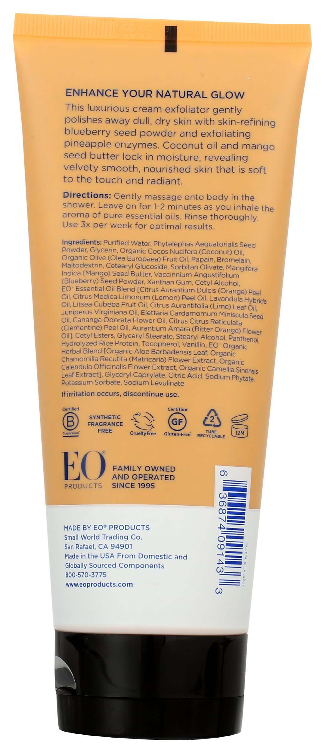 Foto 3 pulgar | Esmalte Corporal Eo Smooth And Glow, 180 Ml, Azahar Y Vainilla - Venta Internacional.
