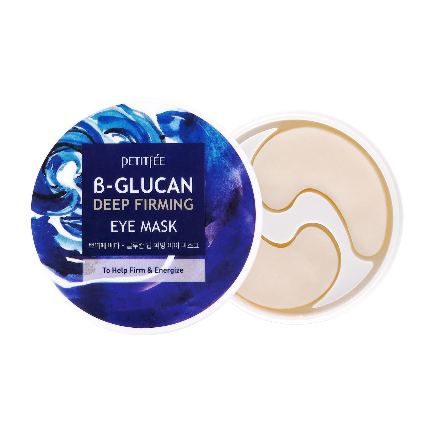 Máscara De Ojos Petitfee B-glucan Deep Firming 60 Piezas (30 Pares) - Venta Internacional.