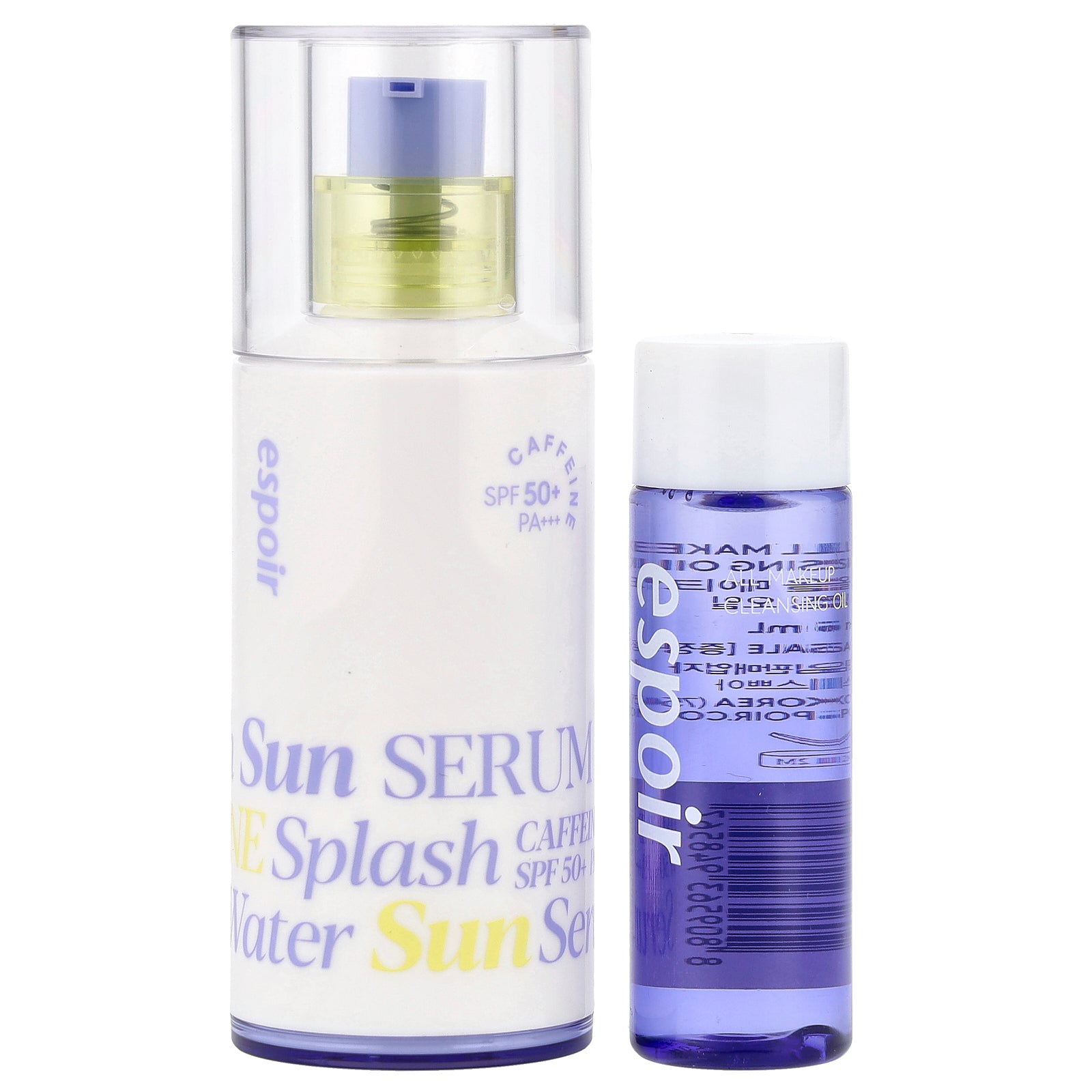 Set De Cuidado De La Piel Espoir Water Splash Sun Serum Spf 50+ Pa+++ - Venta Internacional.