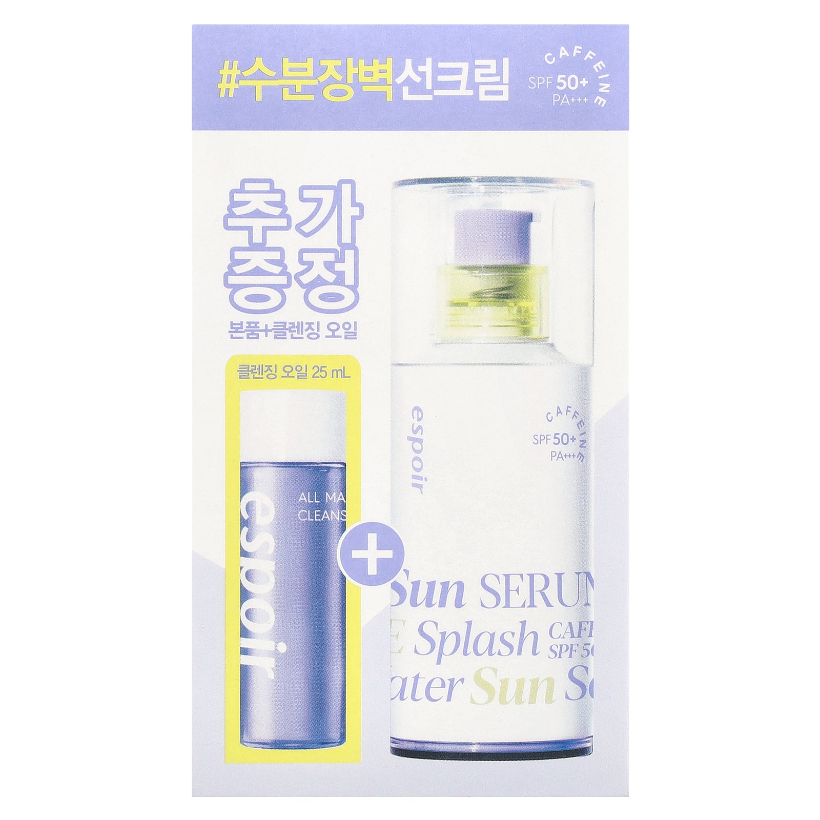 Foto 3 pulgar | Set De Cuidado De La Piel Espoir Water Splash Sun Serum Spf 50+ Pa+++ - Venta Internacional.