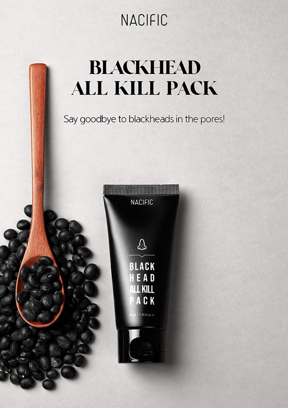 Foto 3 pulgar | Paquete Facial Nacific Black Head All Kill De 40 Ml Con Cepillo - Venta Internacional.