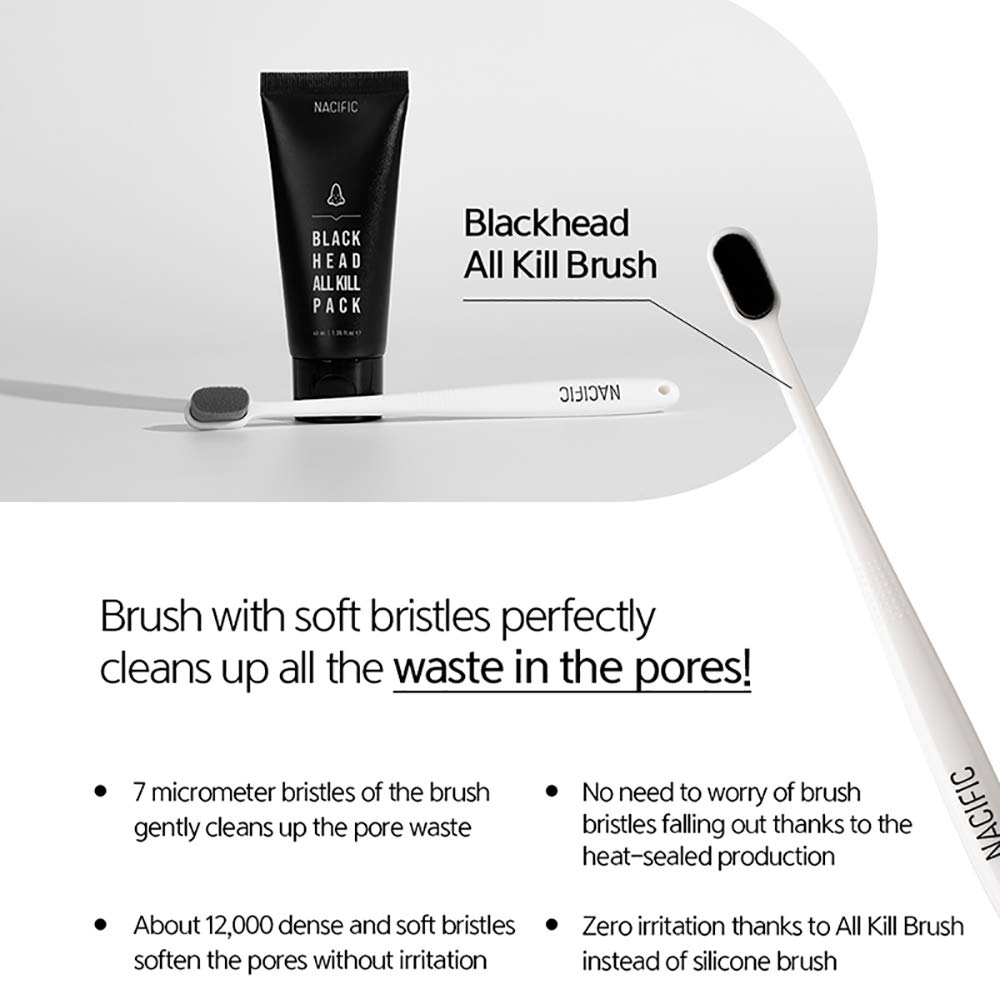 Foto 6 pulgar | Paquete Facial Nacific Black Head All Kill De 40 Ml Con Cepillo - Venta Internacional.