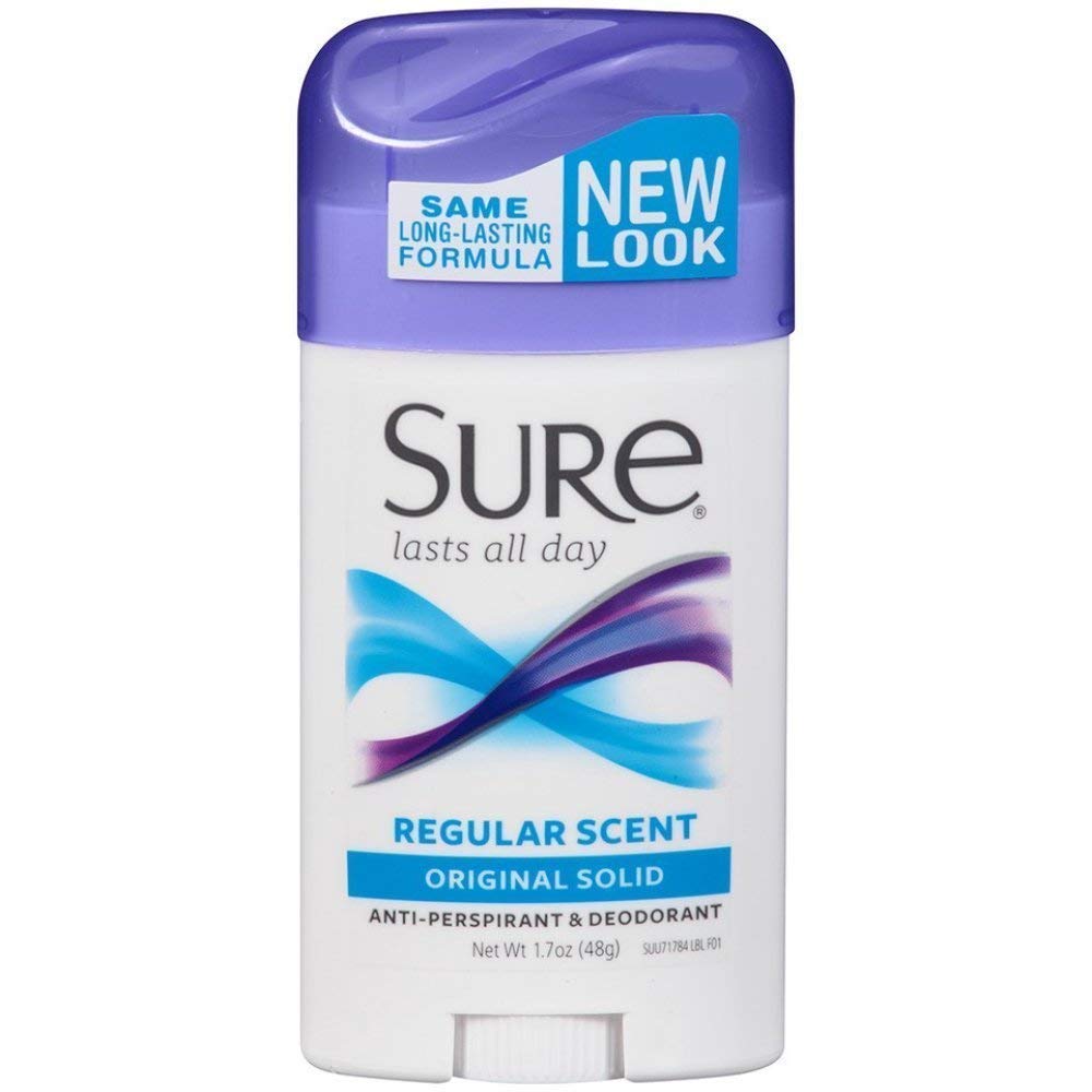 Desodorant Sure Antitranspirant Original Solid  50 Ml  Paquete De 4 - Venta Internacional.