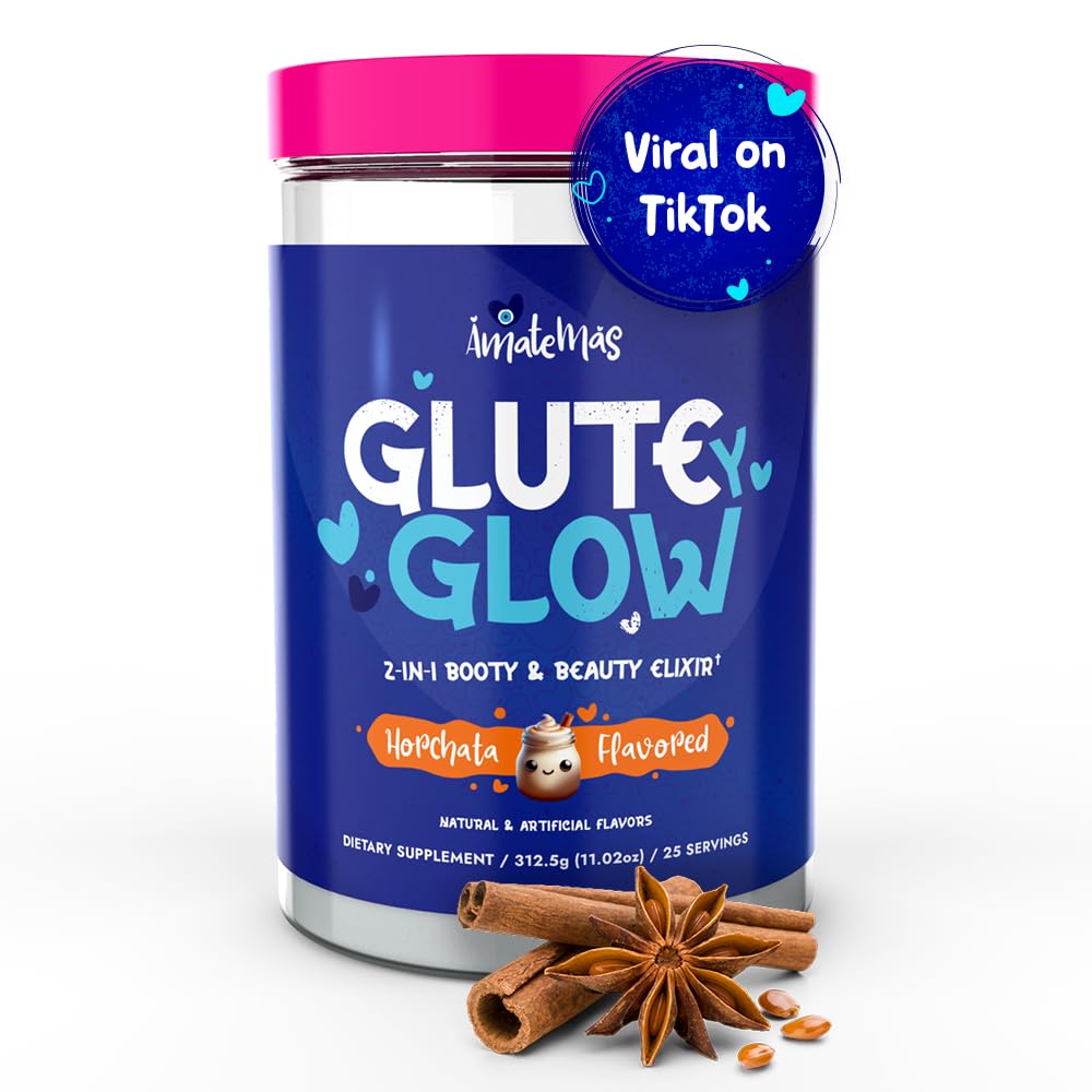 Suplemento Amatemas Glute Y Glow Elixir 2 En 1 Para Botines Y Belleza - Venta Internacional.