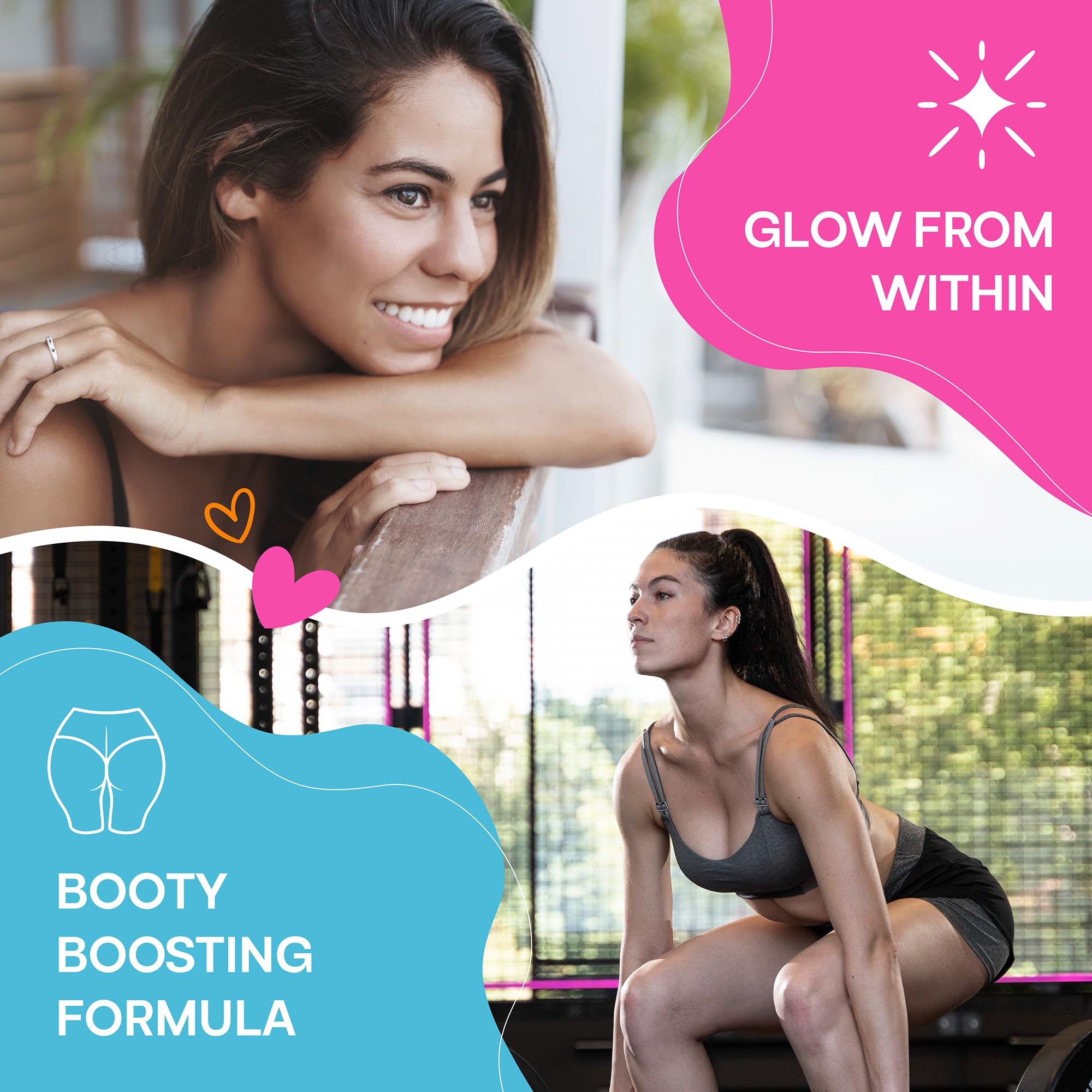 Foto 6 pulgar | Suplemento Amatemas Glute Y Glow Elixir 2 En 1 Para Botines Y Belleza - Venta Internacional.