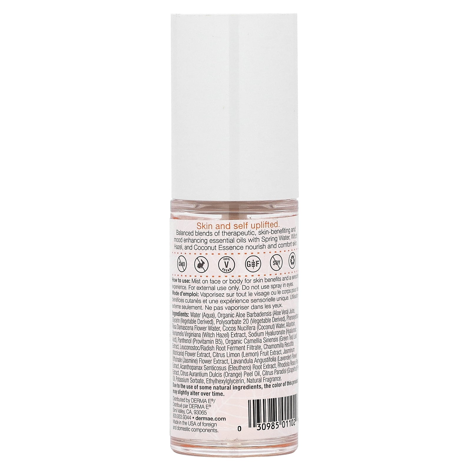 Foto 3 pulgar | Bruma Beneficiosa Para La Piel Derma E Uplift 30 Ml - Venta Internacional.