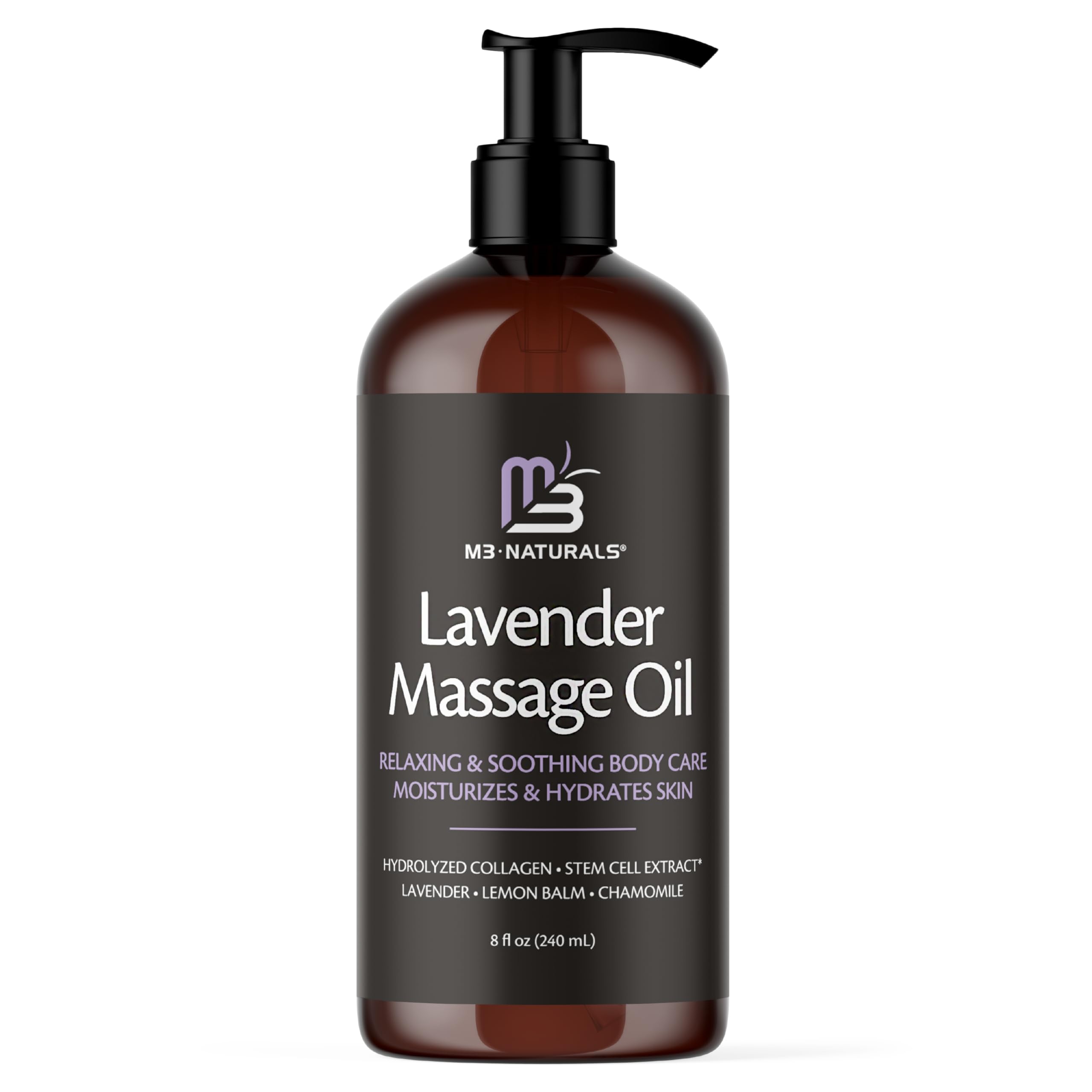 Foto 1 | Aceite De Masaje M3 Naturals Lavender Con Colágeno Y Células Madre - Venta Internacional.